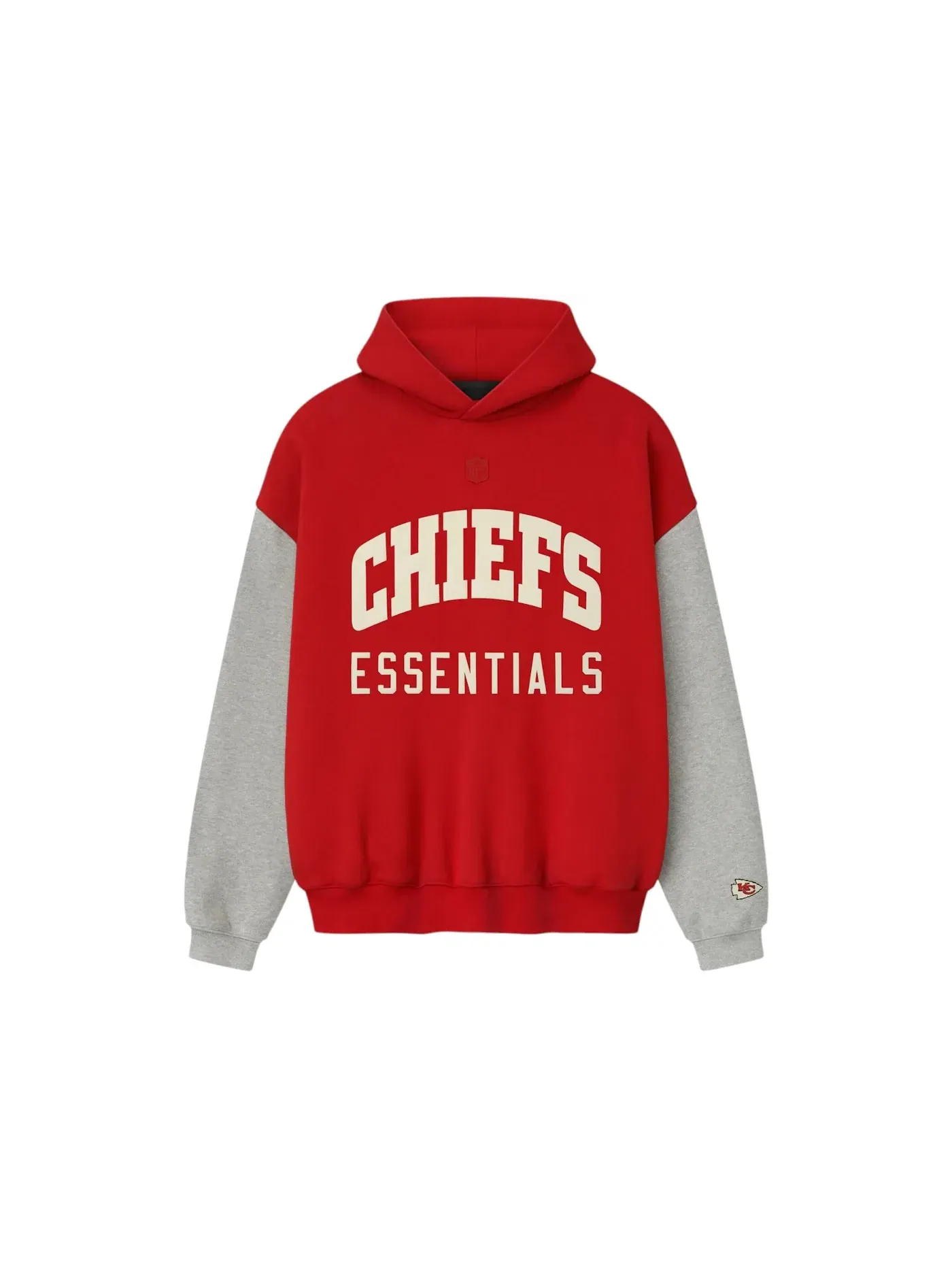 Мужской худи с длинным рукавом Fear of God Essentials Chiefs Sport Hoodie — изображение 1 из 2, красный