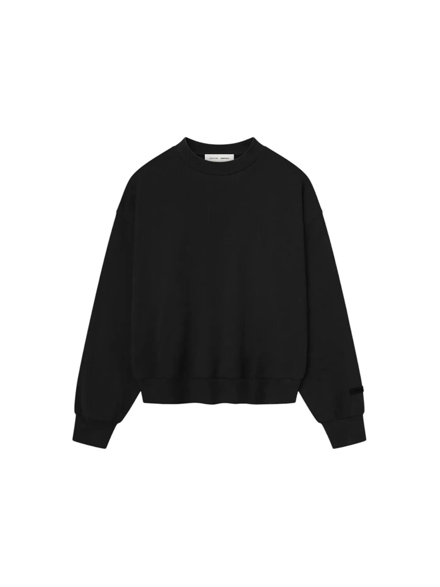 Мужской свитшот с круглым вырезом Essentials Classic Crewneck Sweatshirt Fear of God — изображение 1 из 1, черный