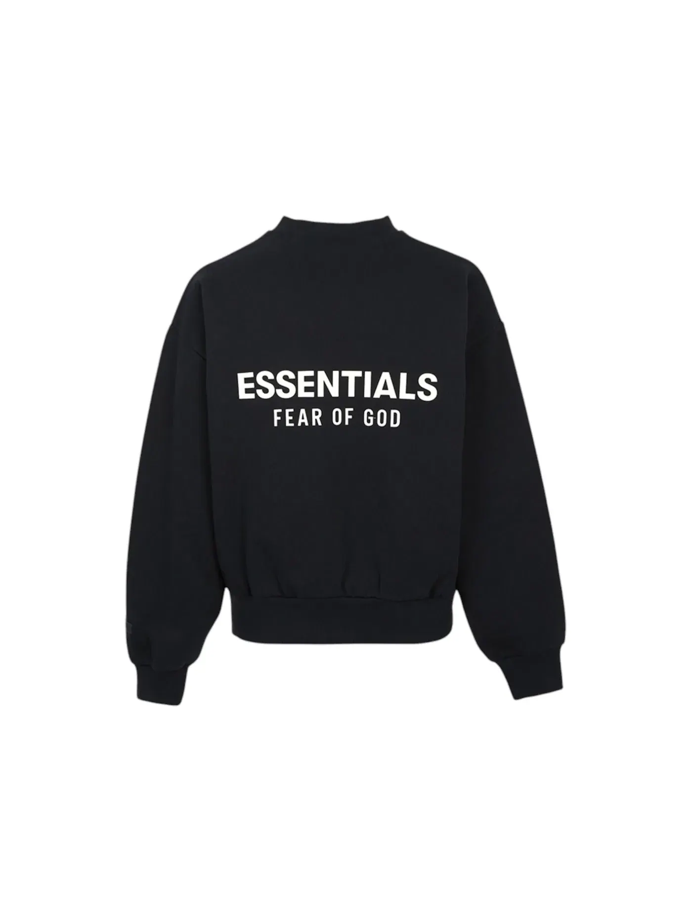 Мужской свитшот Fear of God Essentials Classic Crewneck Sweatshirt — изображение 1 из 2, черный