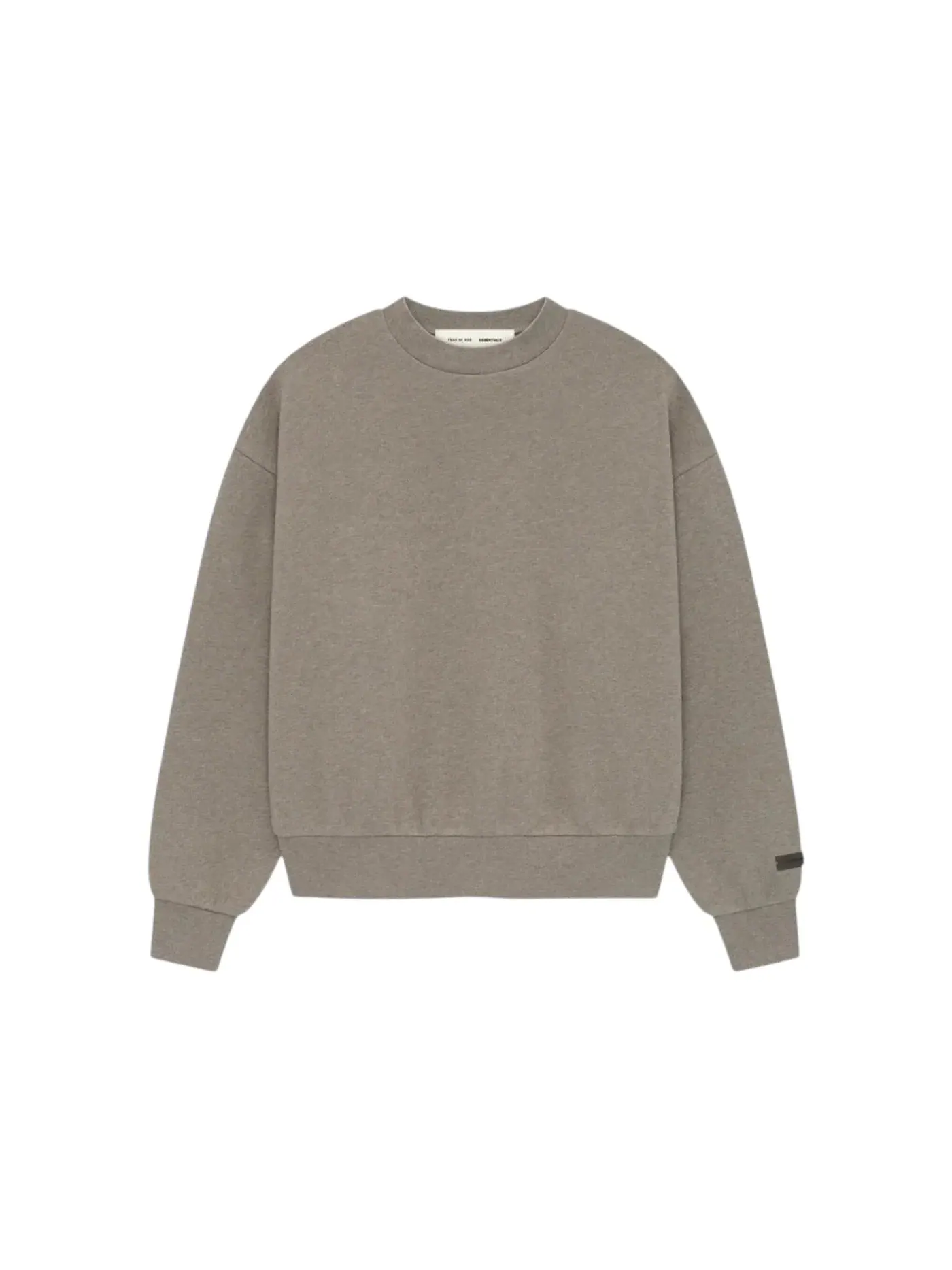 Мужской свитшот с длинным рукавом Fear of God Essentials Classic Crewneck Sweatshirt, Homestead Heather — изображение 2 из 2
