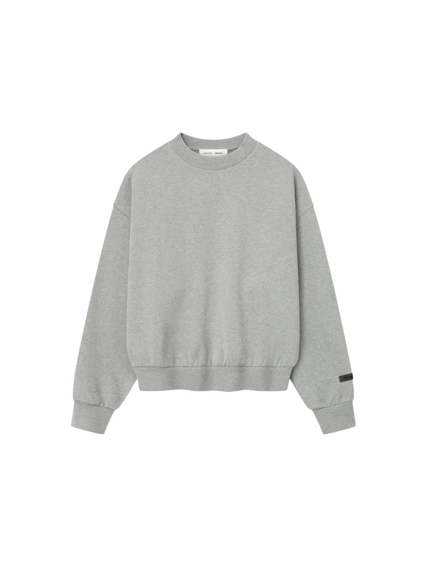 Мужской свитшот с длинным рукавом Crewneck Fear of God, Concrete Heather — изображение 1 из 1