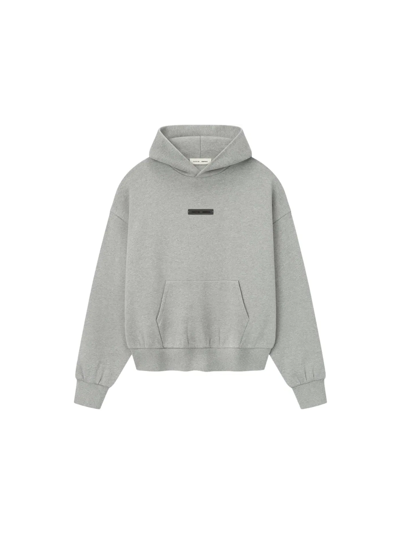Мужской худи с длинным рукавом Fear of God Essentials Classic Fleece Hoodie Fear of God, Concrete Heather