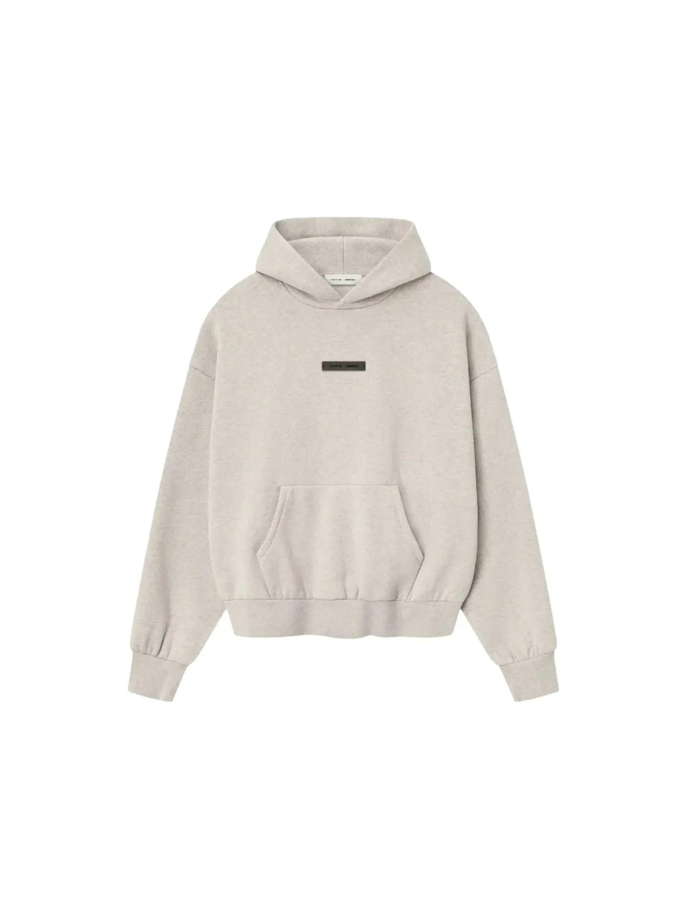 Мужской худи с длинным рукавом Fear of God Essentials Classic Fleece Hoodie, Heather Stone — изображение 1 из 1