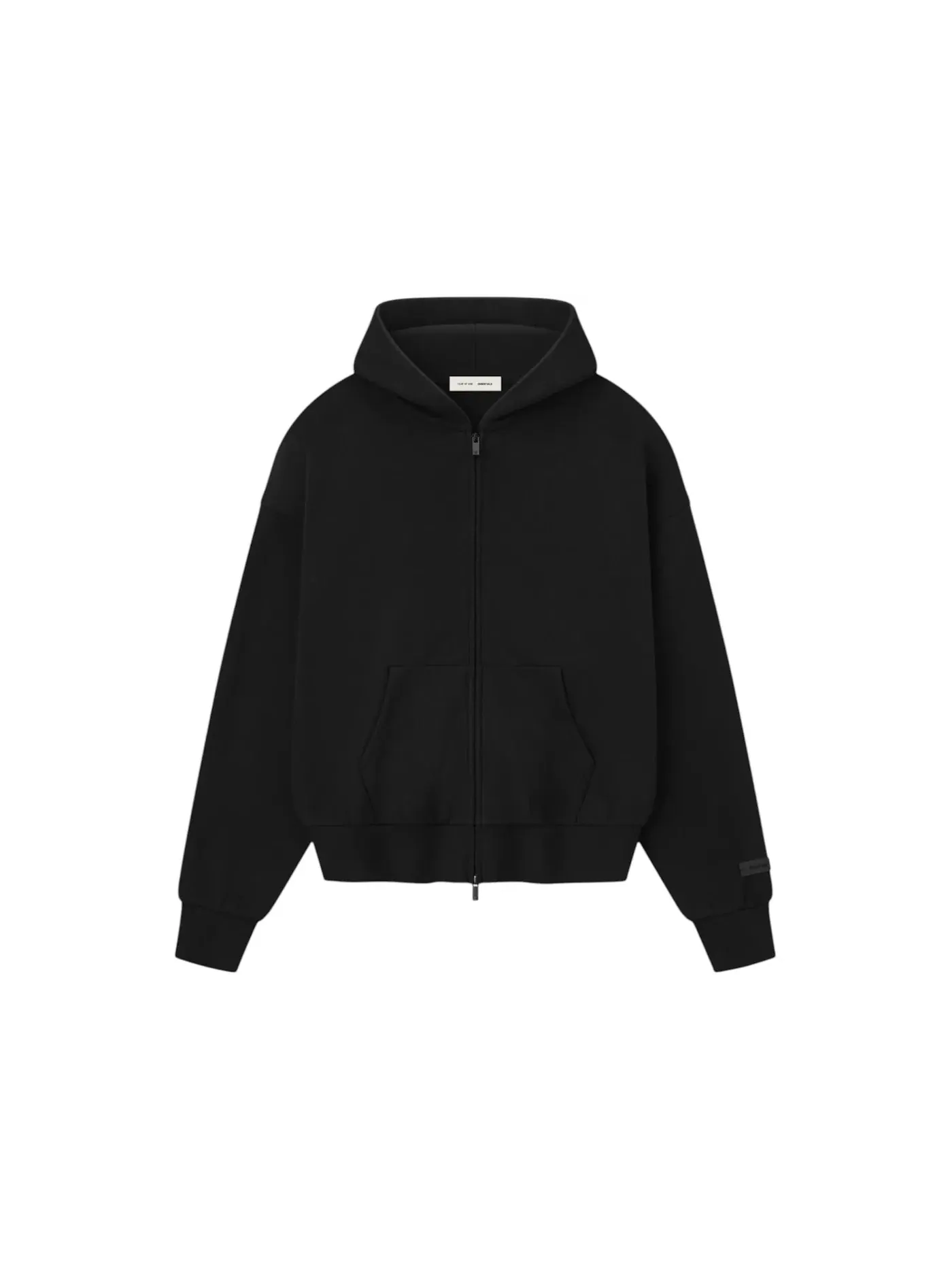Мужская худи на молнии с флисом Classic Fleece Zip-Up Fear of God — изображение 1 из 2, черный