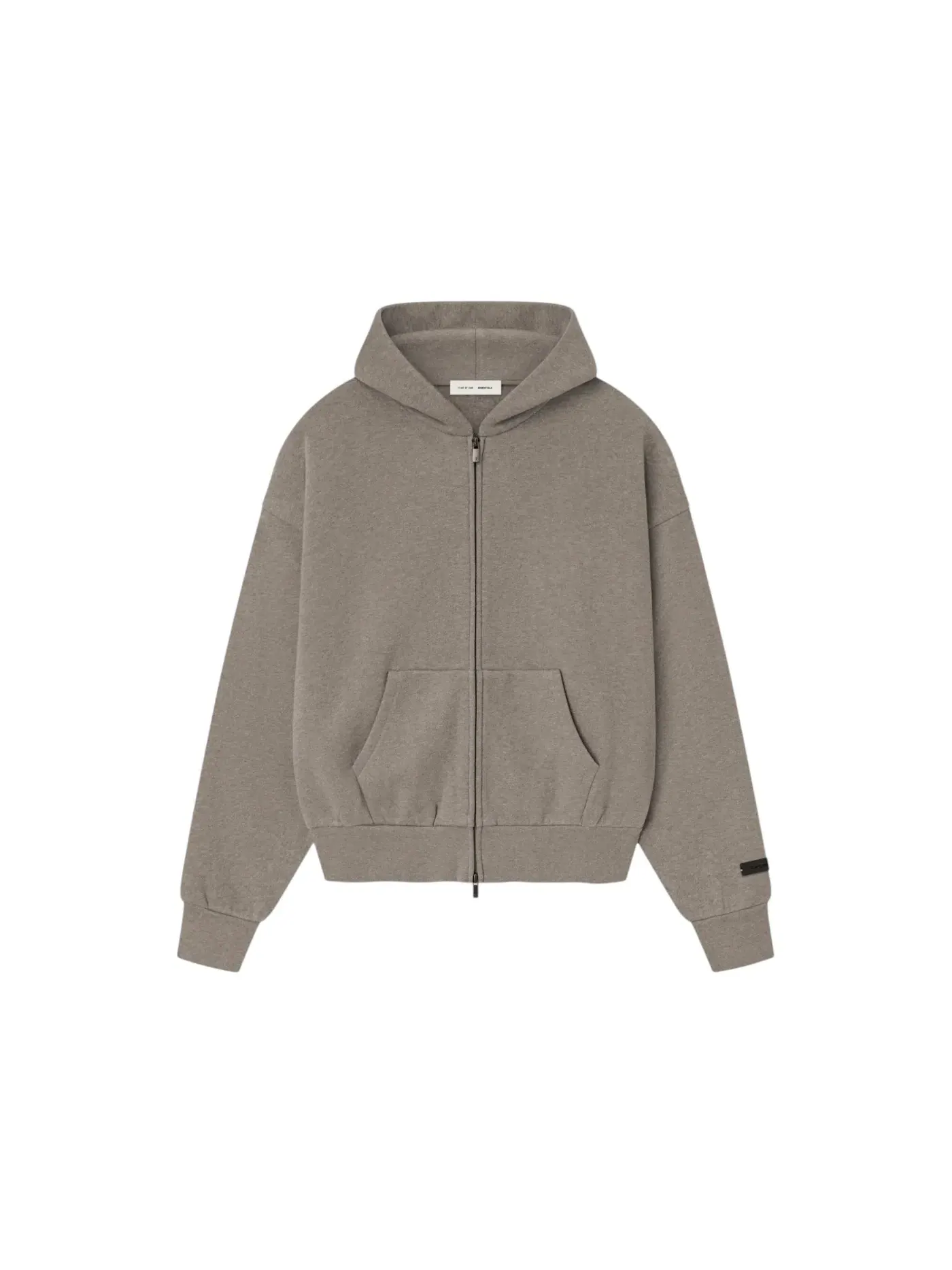 Мужская флисовая худи Fear of God Essentials Classic Fleece Zip-Up Hoodie, Homestead Heather — изображение 1 из 1