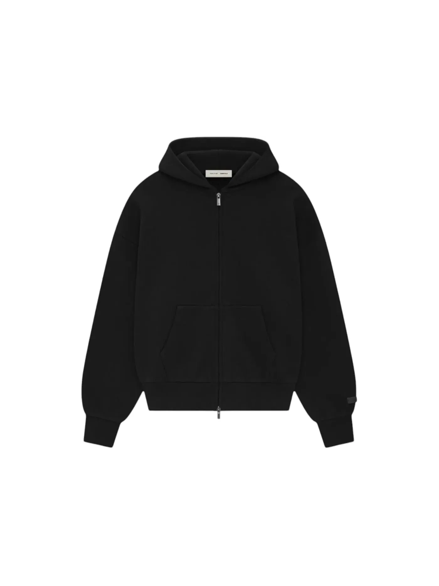Мужская худи на молнии Classic Full Zip Up Jet Black Fear of God — изображение 1 из 2, черный