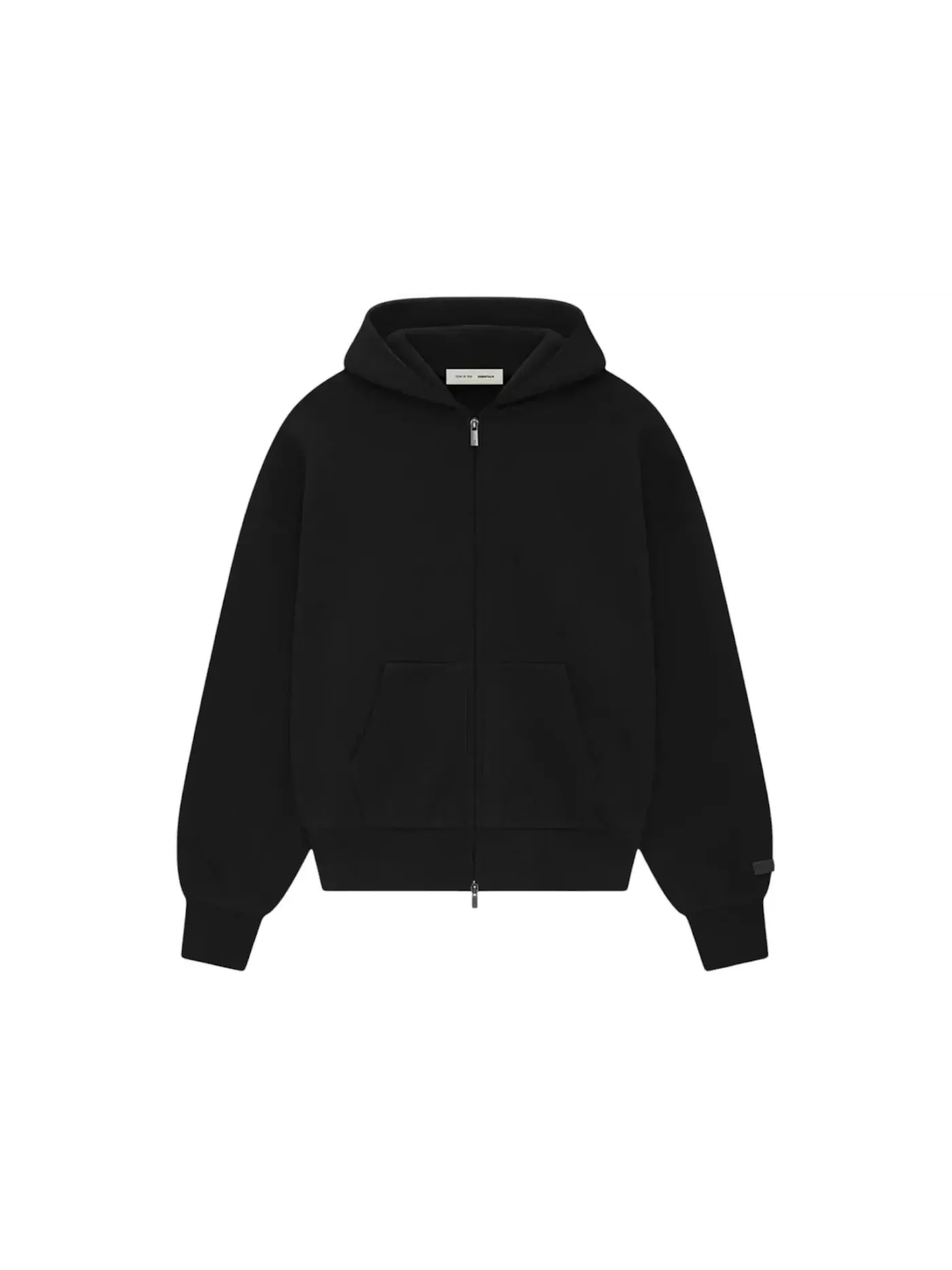 Мужская худи на молнии Classic Hood Zip Up Fear of God — изображение 2 из 2, черный