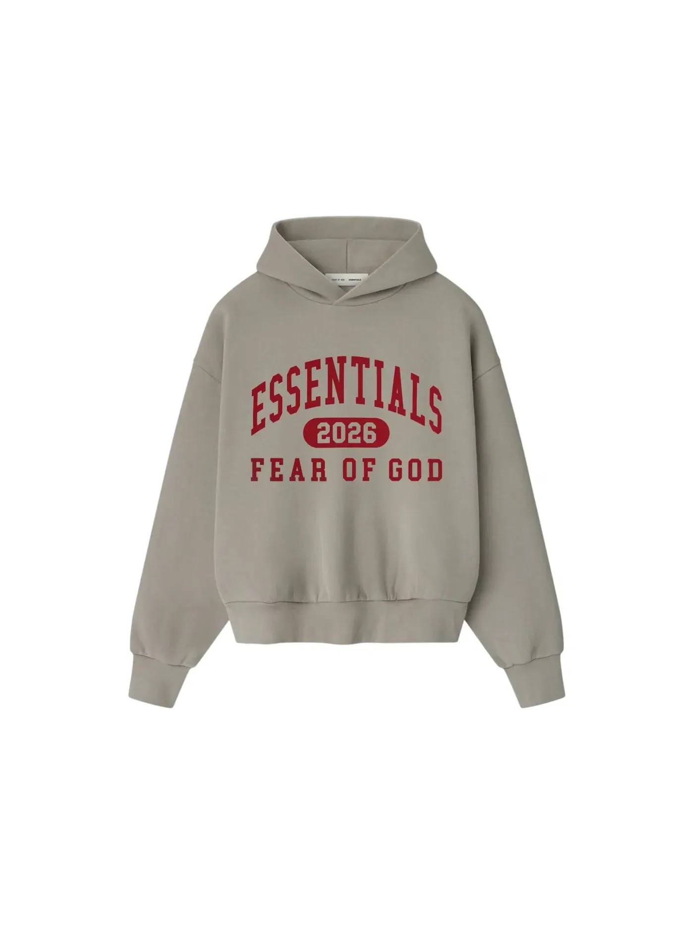 Мужской худи с длинным рукавом Fear of God Essentials Classic Hoodie Smoke Grey — изображение 1 из 2