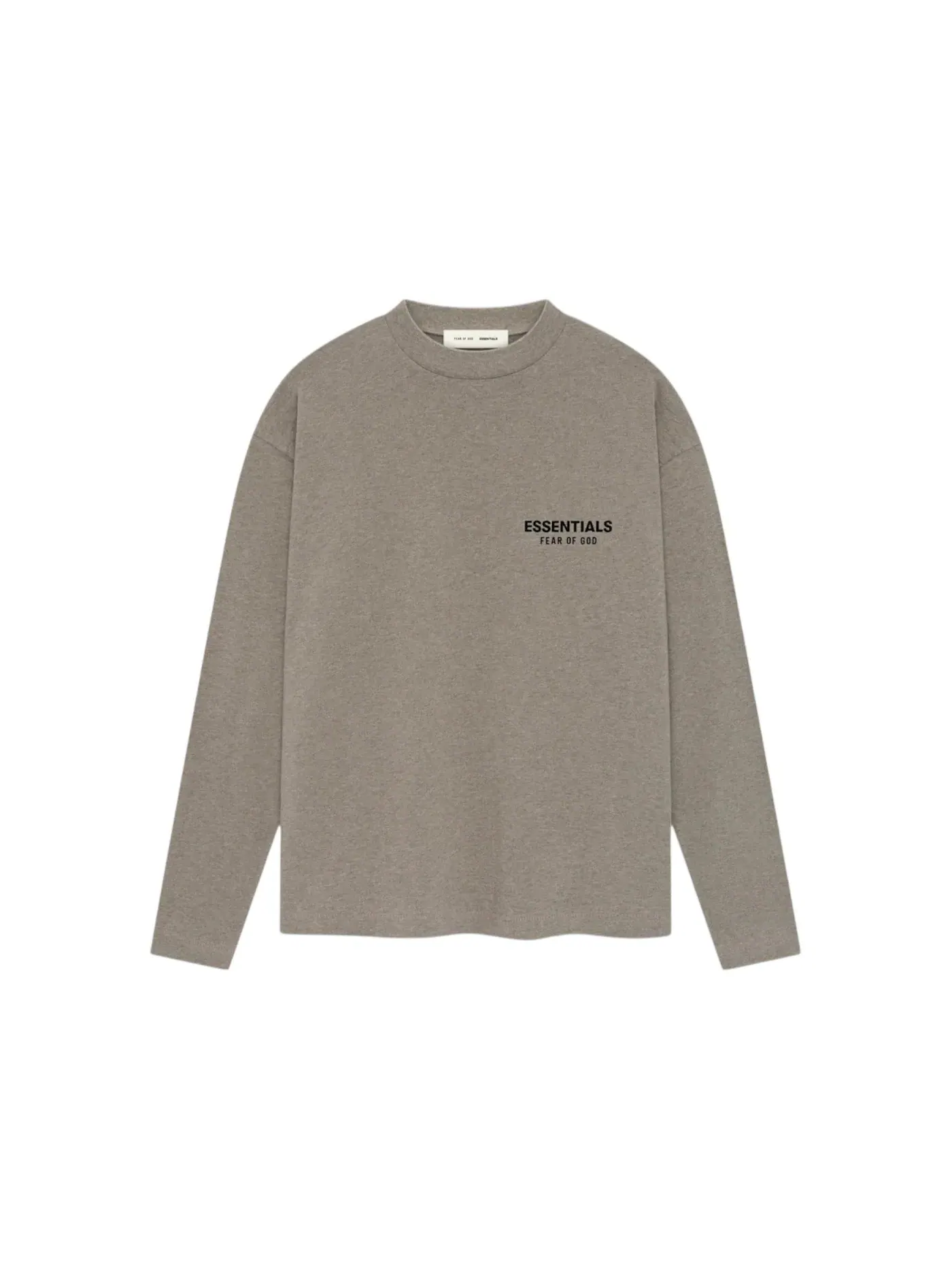 Мужская футболка с длинным рукавом Fear of God Essentials Classic Long Sleeve Tee, Homestead Heather — изображение 1 из 2