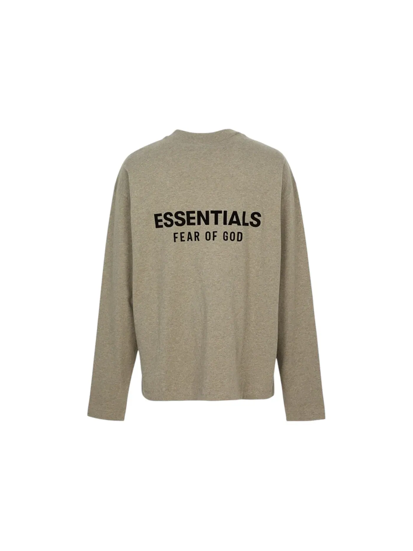 Мужская футболка с длинным рукавом Fear of God Essentials Classic Long Sleeve T-Shirt, Homestead Heather — изображение 1 из 2