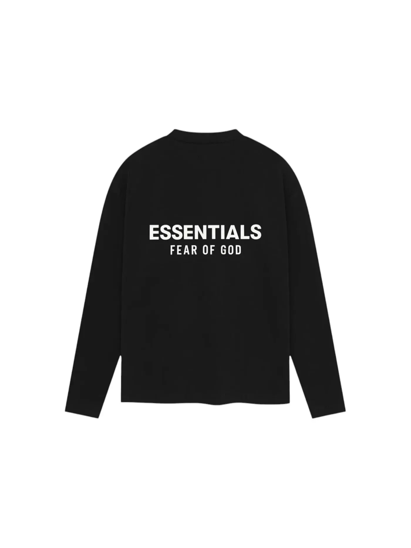 Мужская футболка с длинным рукавом Fear of God Essentials Tee — изображение 2 из 2, черный