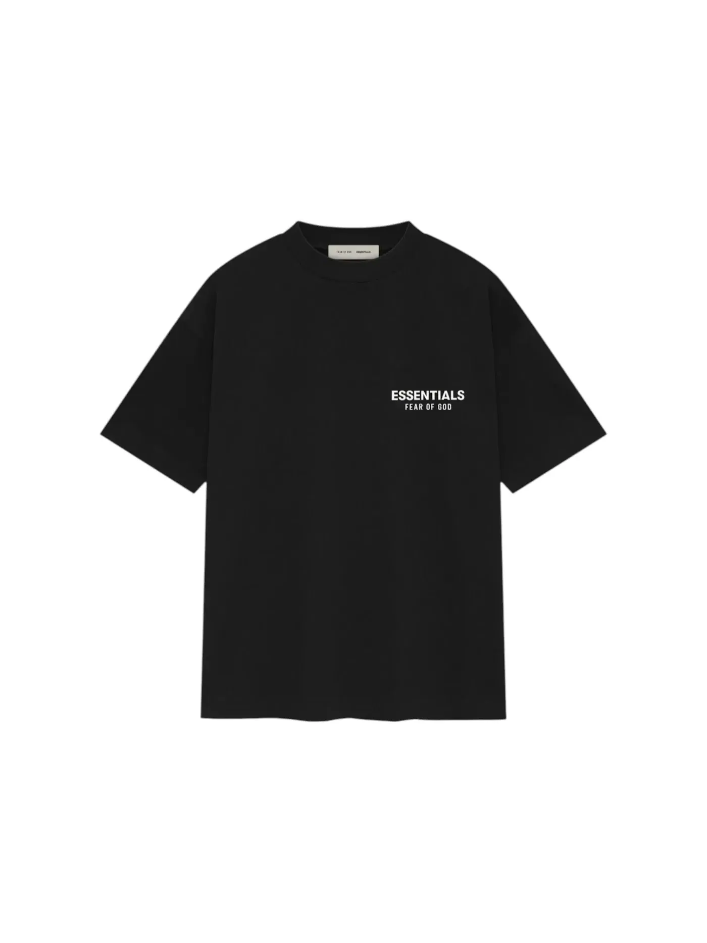 Мужская футболка с круглым вырезом Essentials Classic Tee Fear of God — изображение 2 из 2, винтажный черный