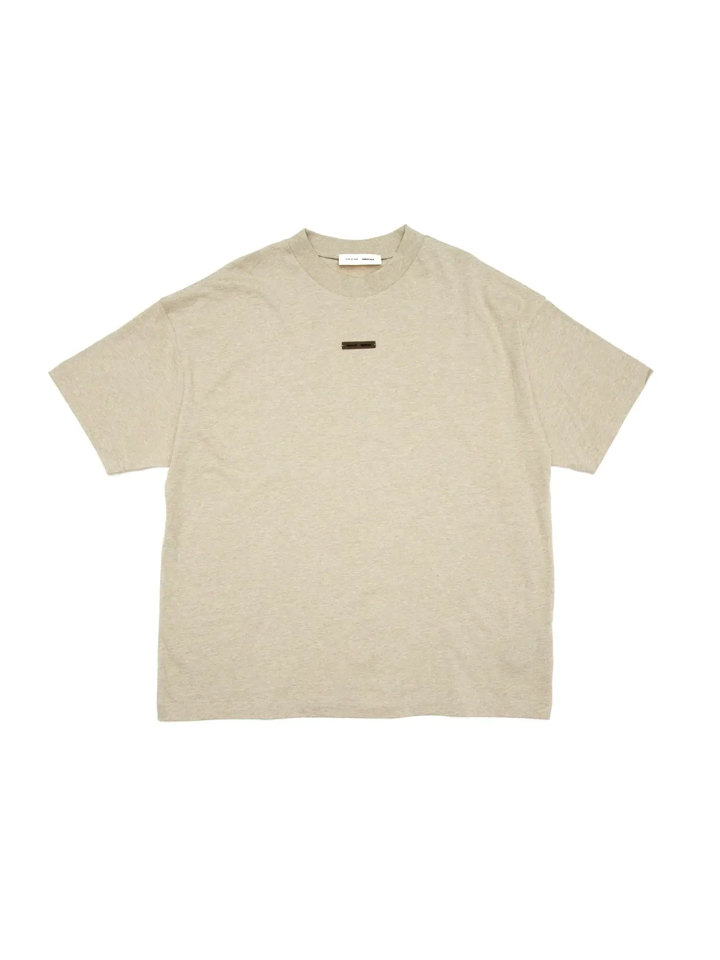 Мужская футболка с коротким рукавом Tee Fear of God, Heather Stone — изображение 1 из 2
