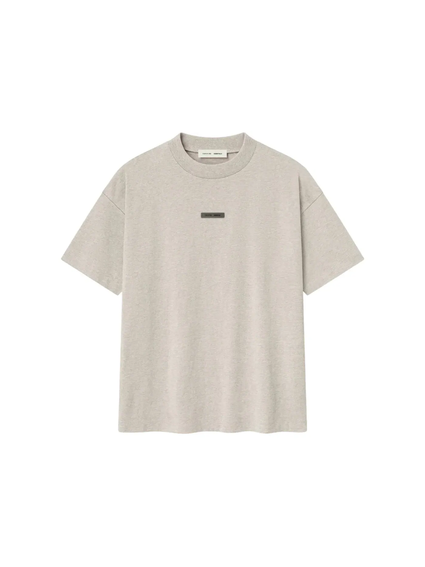 Мужская футболка с длинным рукавом Fear of God Essentials Classic Tee, Heather Stone — изображение 1 из 1