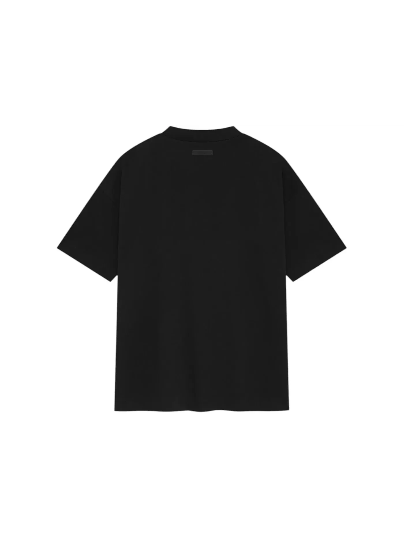 Мужская футболка с принтом Fear of God Essentials Classic Tee (SS26) Fear of God — изображение 2 из 2, винтажный черный