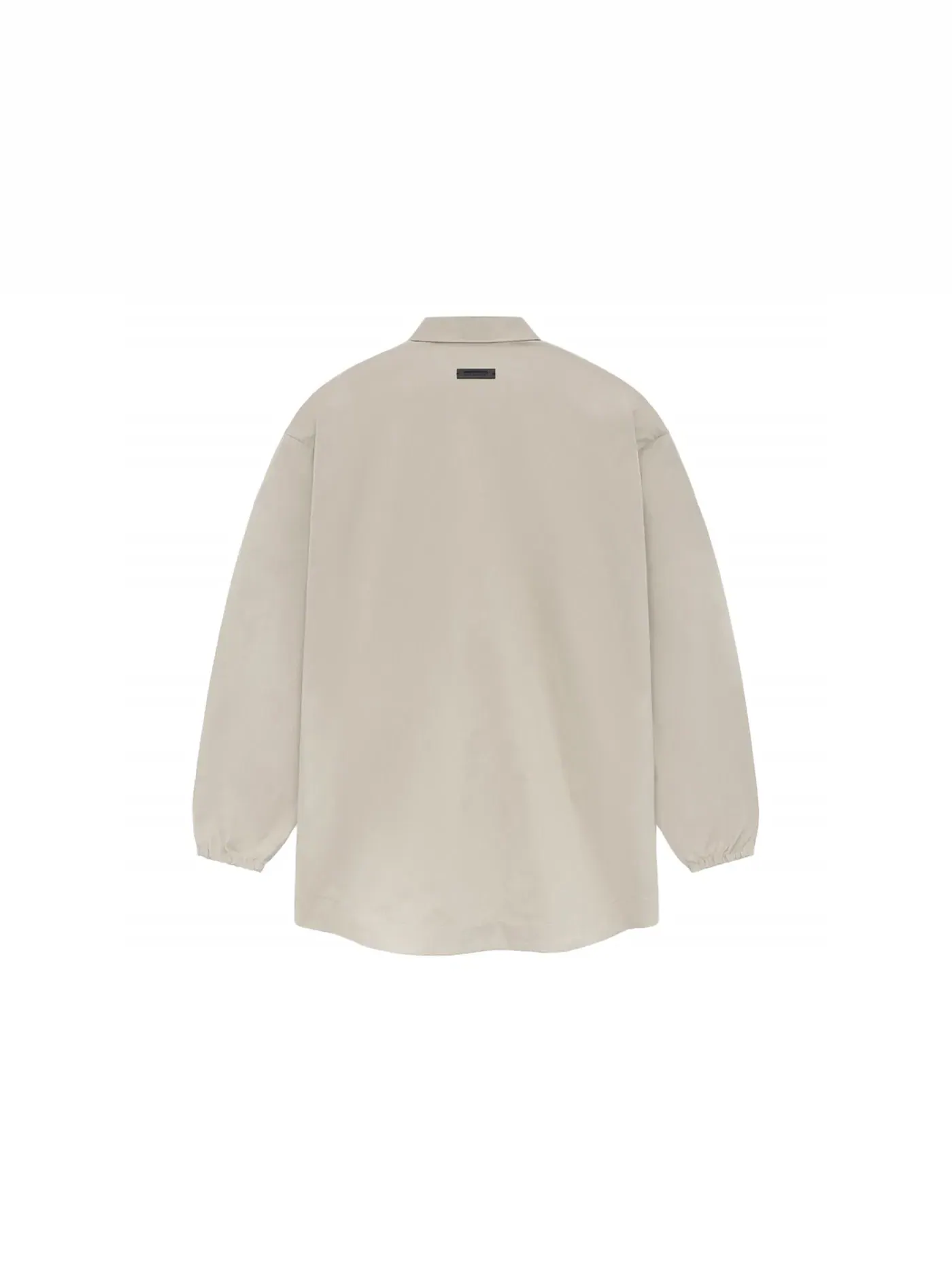 Мужская рубашка из хлопкового твила Overshirt Fear of God — изображение 2 из 2, минк