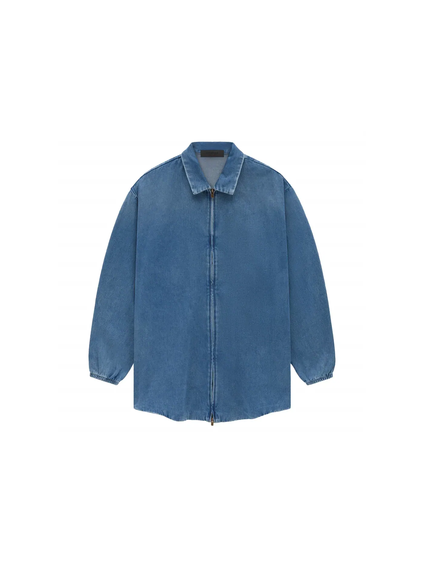 Мужская джинсовая рубашка Overshirt Fear of God — изображение 1 из 2, средняя отмывка