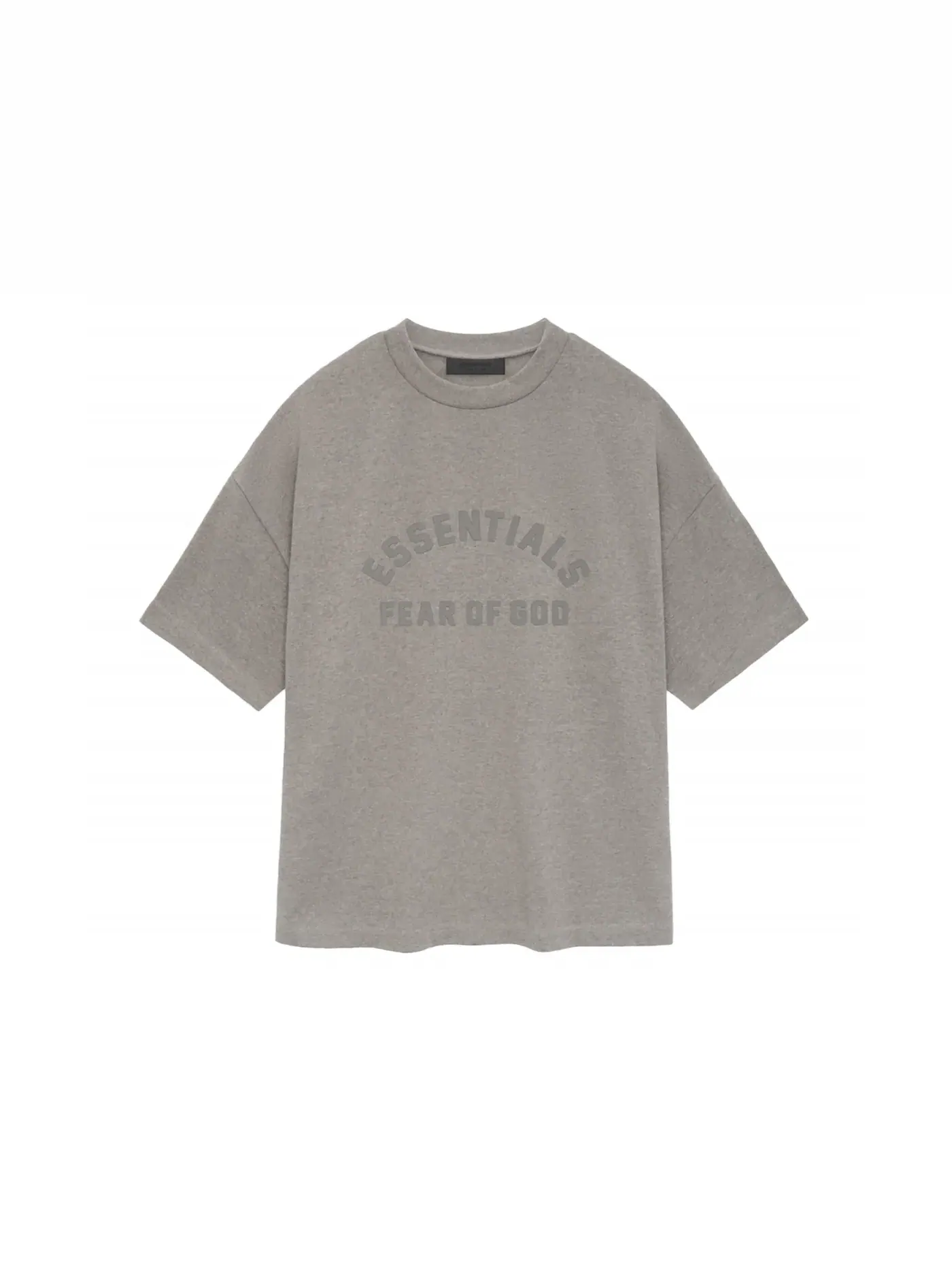Мужская футболка с коротким рукавом из плотной ткани Core Collection Tee Fear of God — изображение 1 из 2, серый