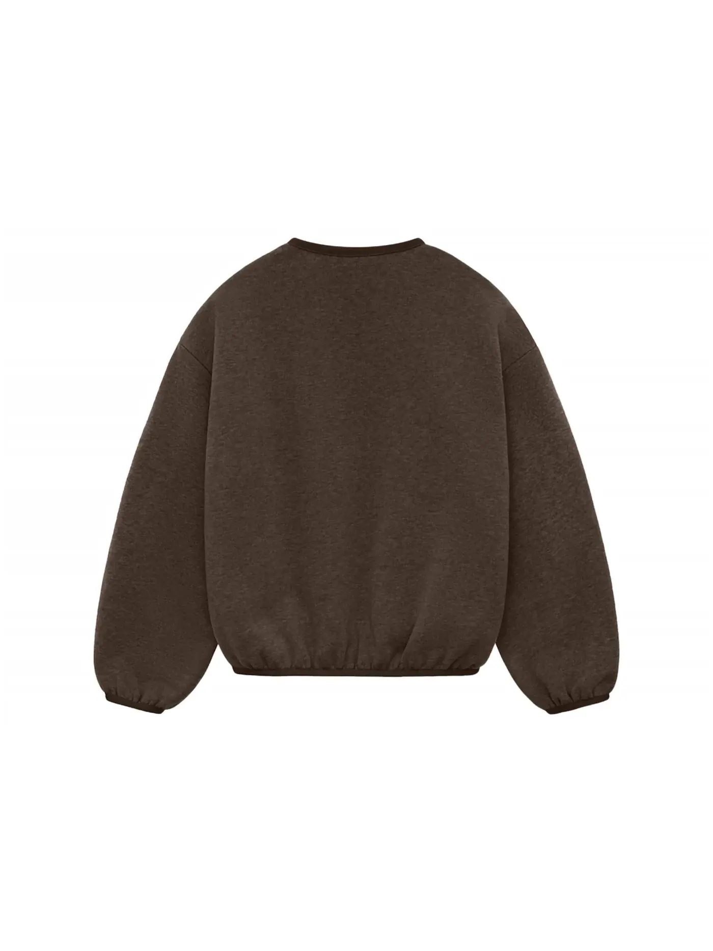 Детский свитшот с принтом Essentials Core Collection Crewneck Fear of God, Heather Wood — изображение 2 из 2