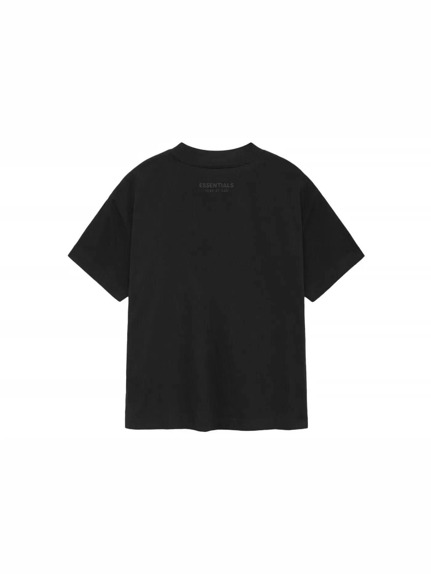 Детская футболка с принтом Fear of God Essentials Core Collection Tee Fear of God — изображение 2 из 2, черный