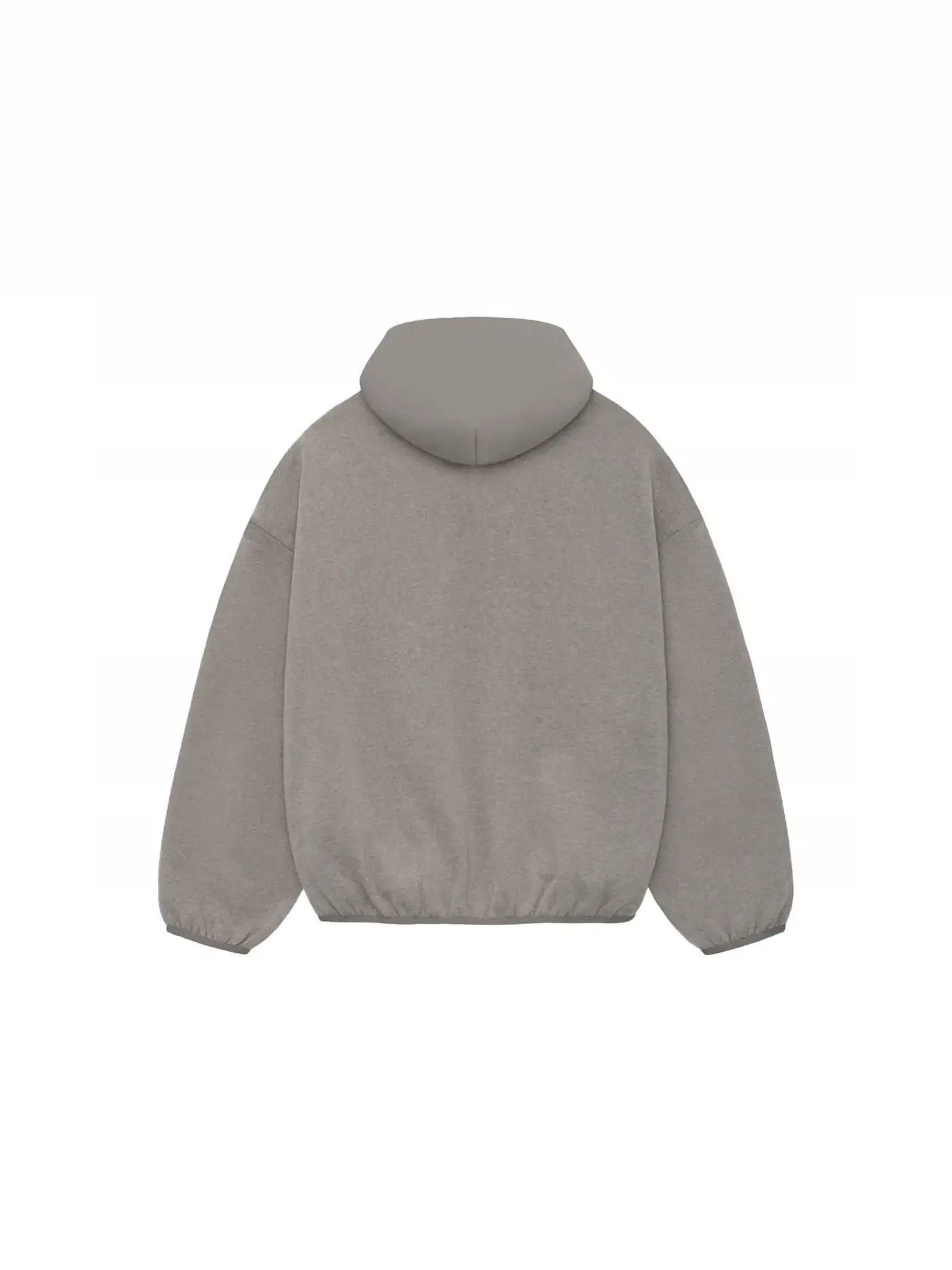 Мужская худи из нейлона с флисом Core Collection Fear of God — изображение 2 из 2, серый