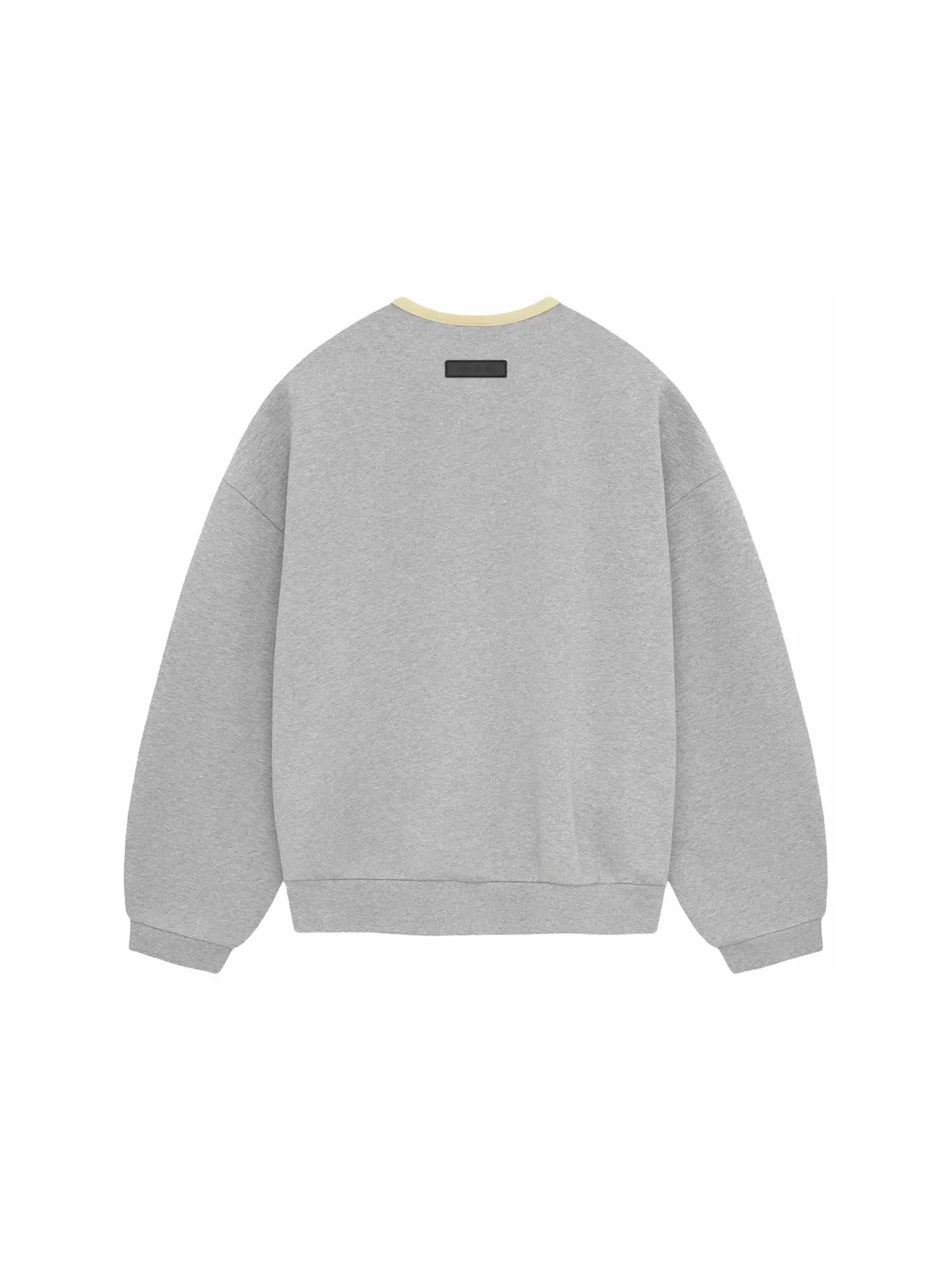 Мужской свитшот с круглым вырезом Fear of God Essentials Sweatshirt (SS24) — изображение 2 из 2, светлый серый