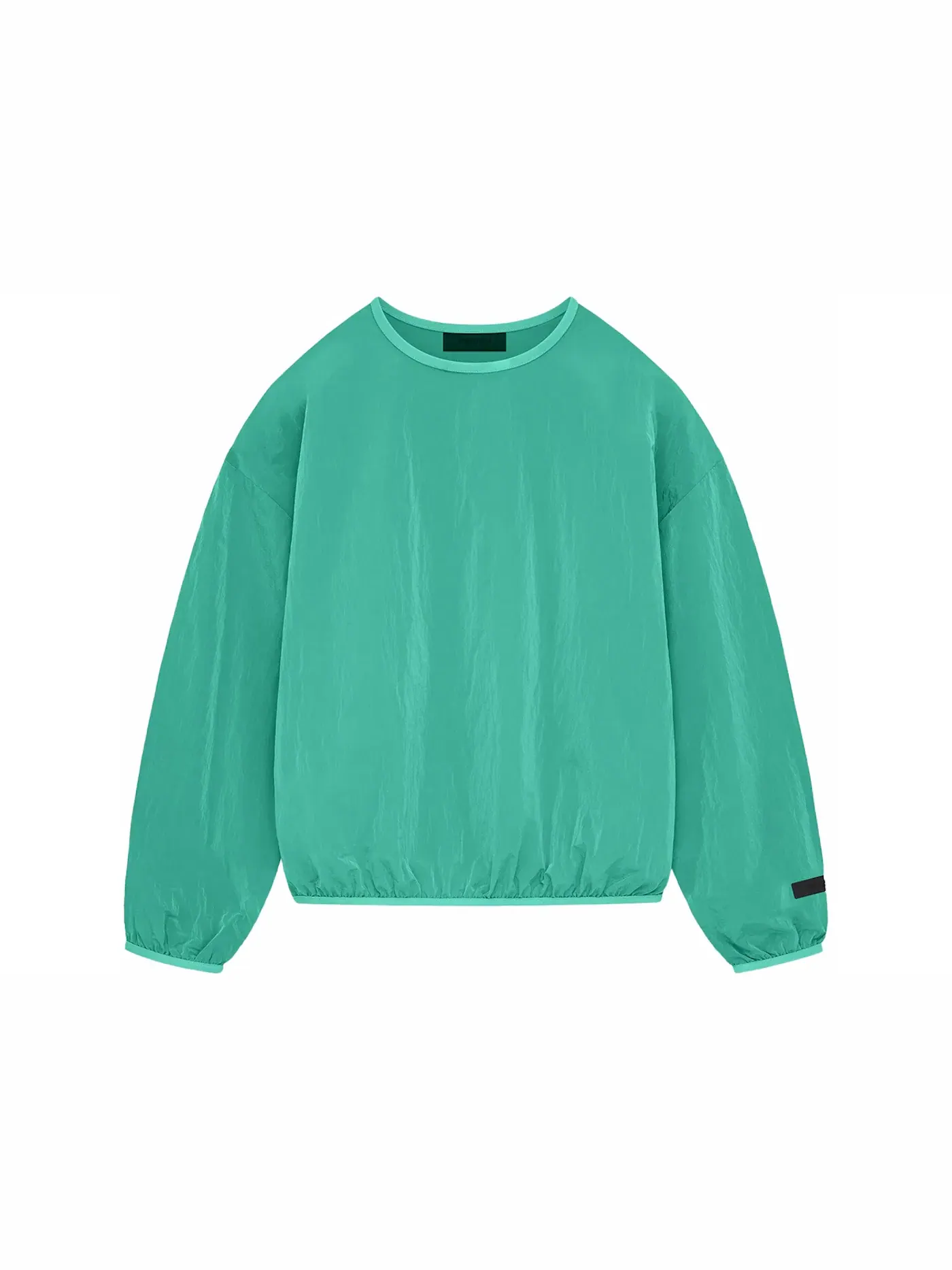 Мужской пуловер из крашеного нейлона Crinkle Nylon Crewneck Fear of God — изображение 1 из 2, мятный