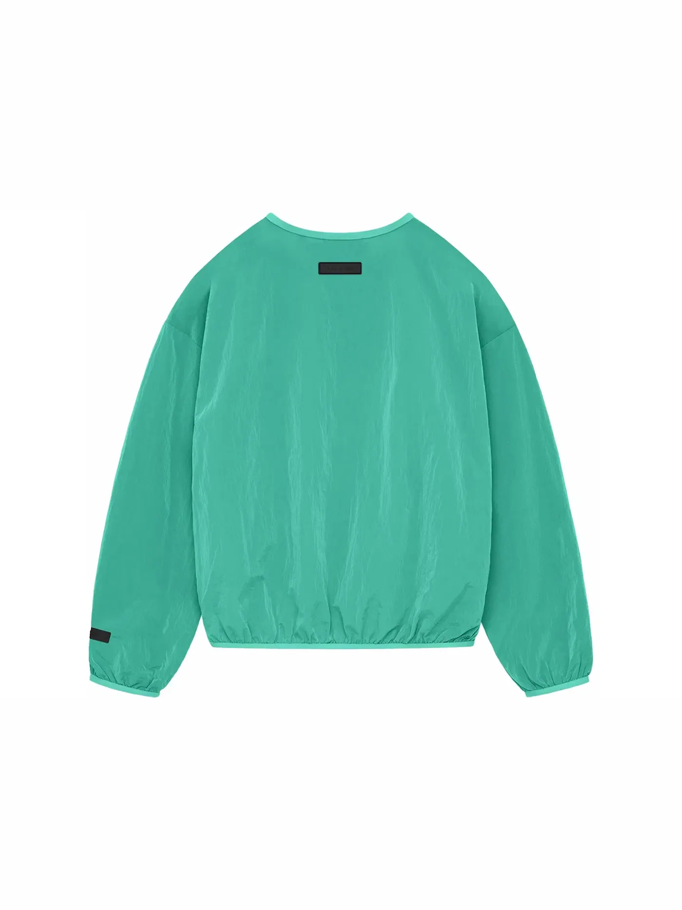 Мужской пуловер из крашеного нейлона Crinkle Nylon Crewneck Fear of God — изображение 2 из 2, мятный