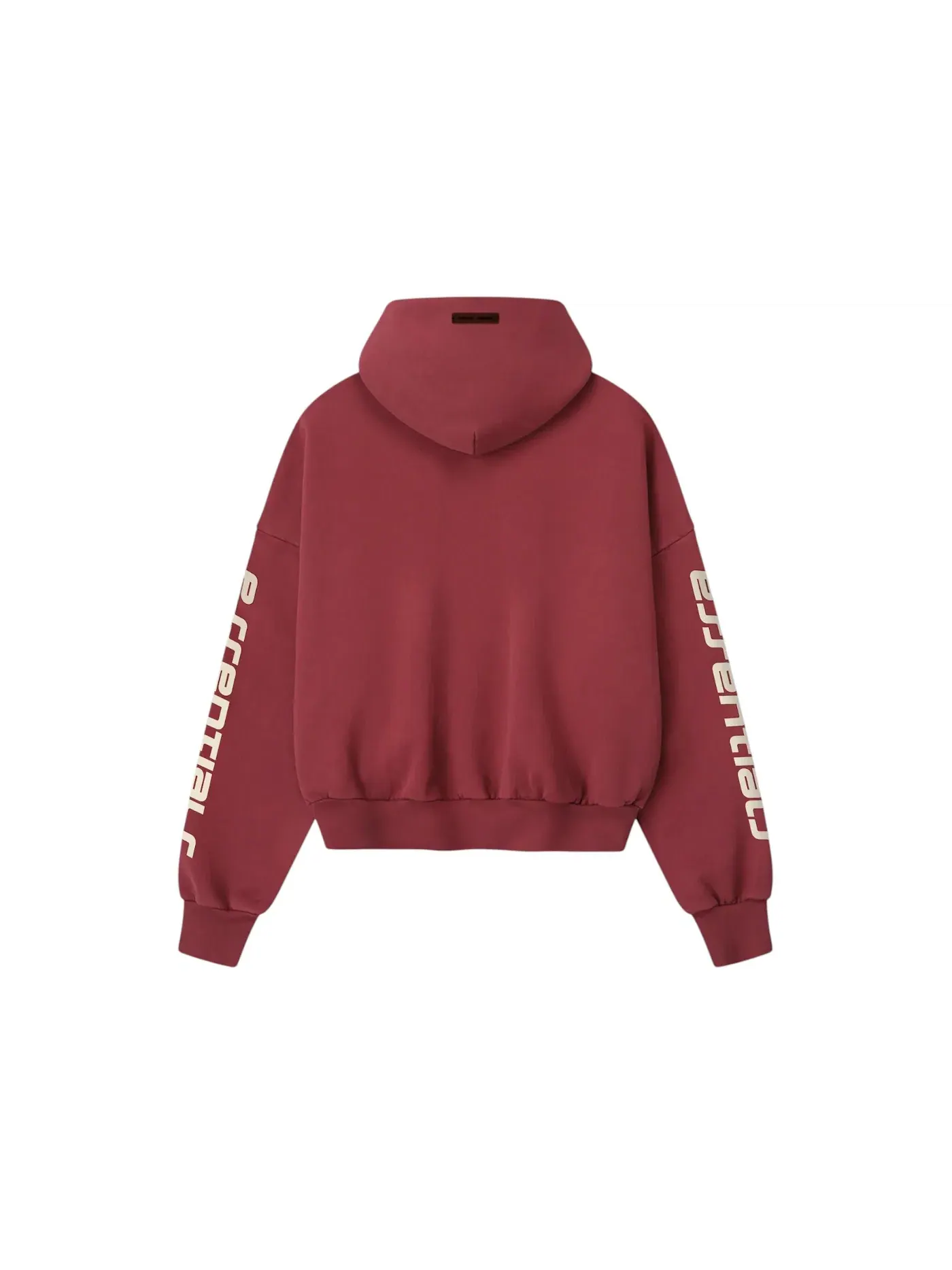 Мужская худи свободного кроя Fear of God Essentials — изображение 2 из 2, красный