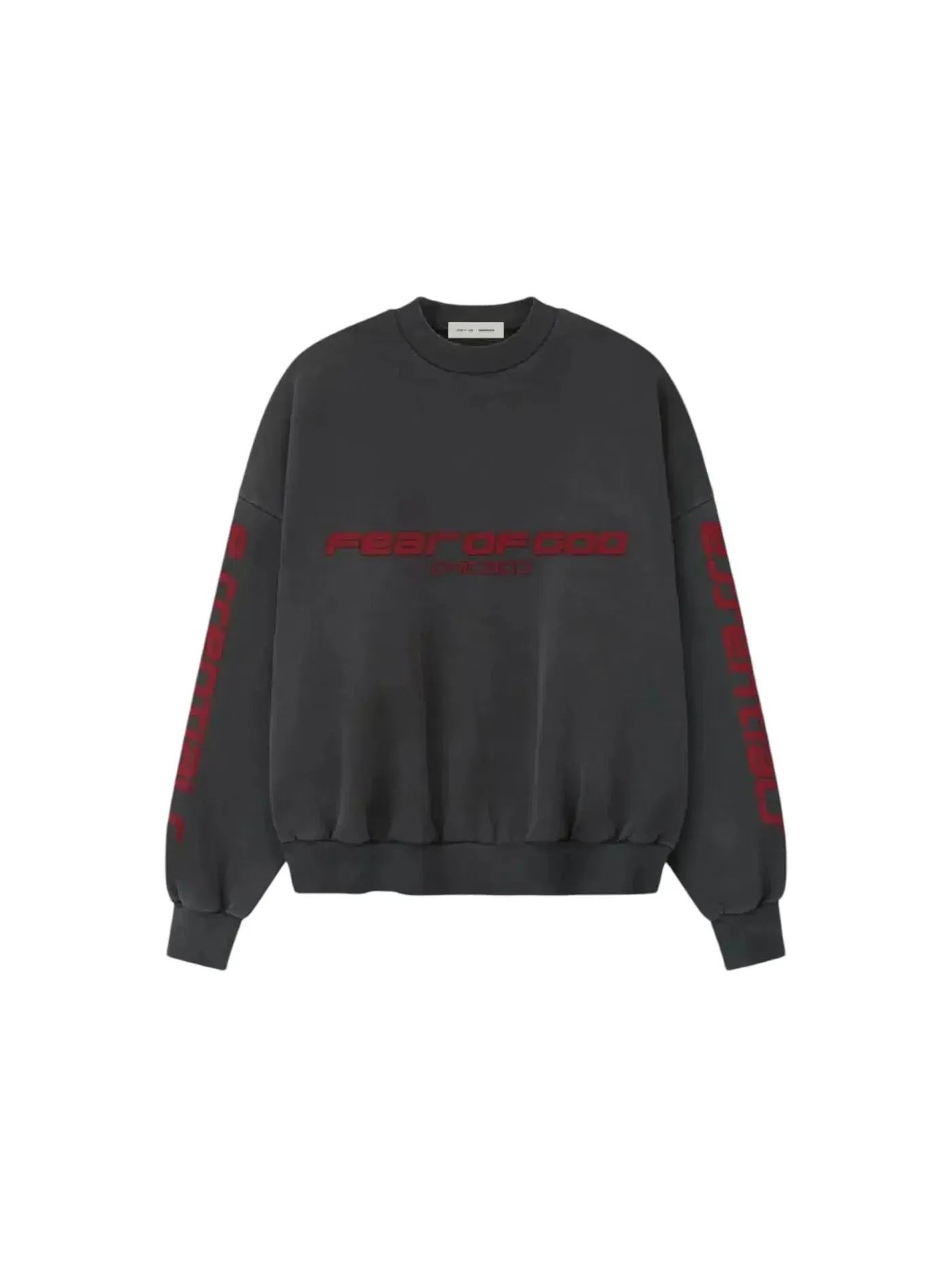 Мужской свитшот с кроп-кроем Fear of God — изображение 1 из 1, серый