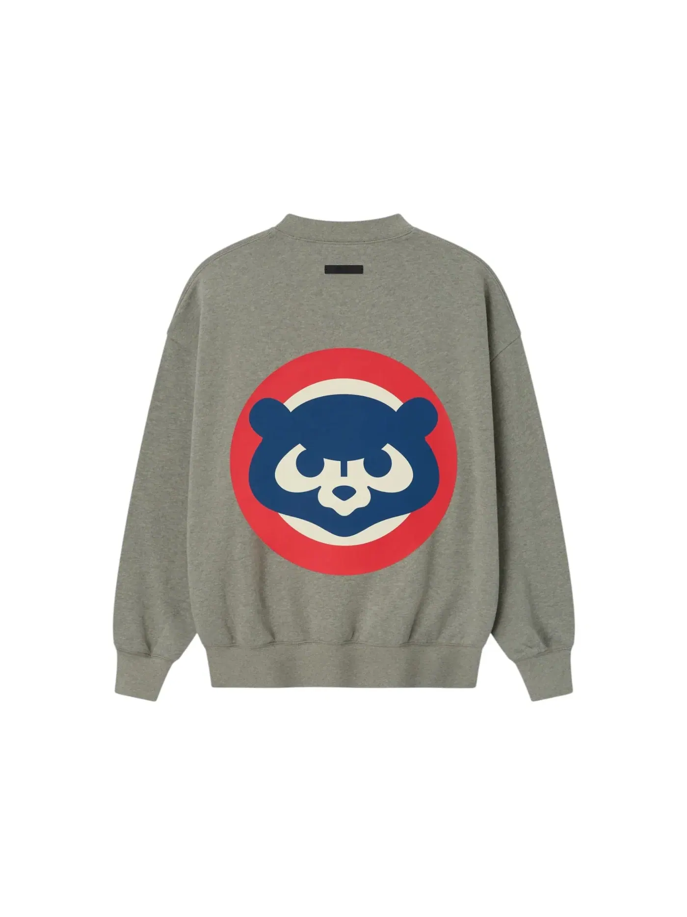 Мужской свитшот с длинным рукавом Fear of God Essentials Cubs Sport Crewneck, Concrete Heather — изображение 2 из 2