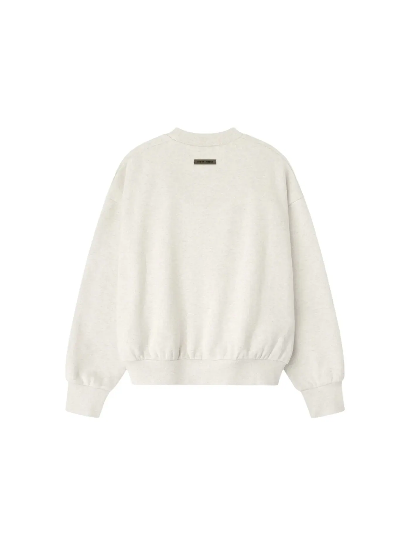 Мужской свитшот с тиснением Fear of God Essentials — изображение 2 из 2, овсяный