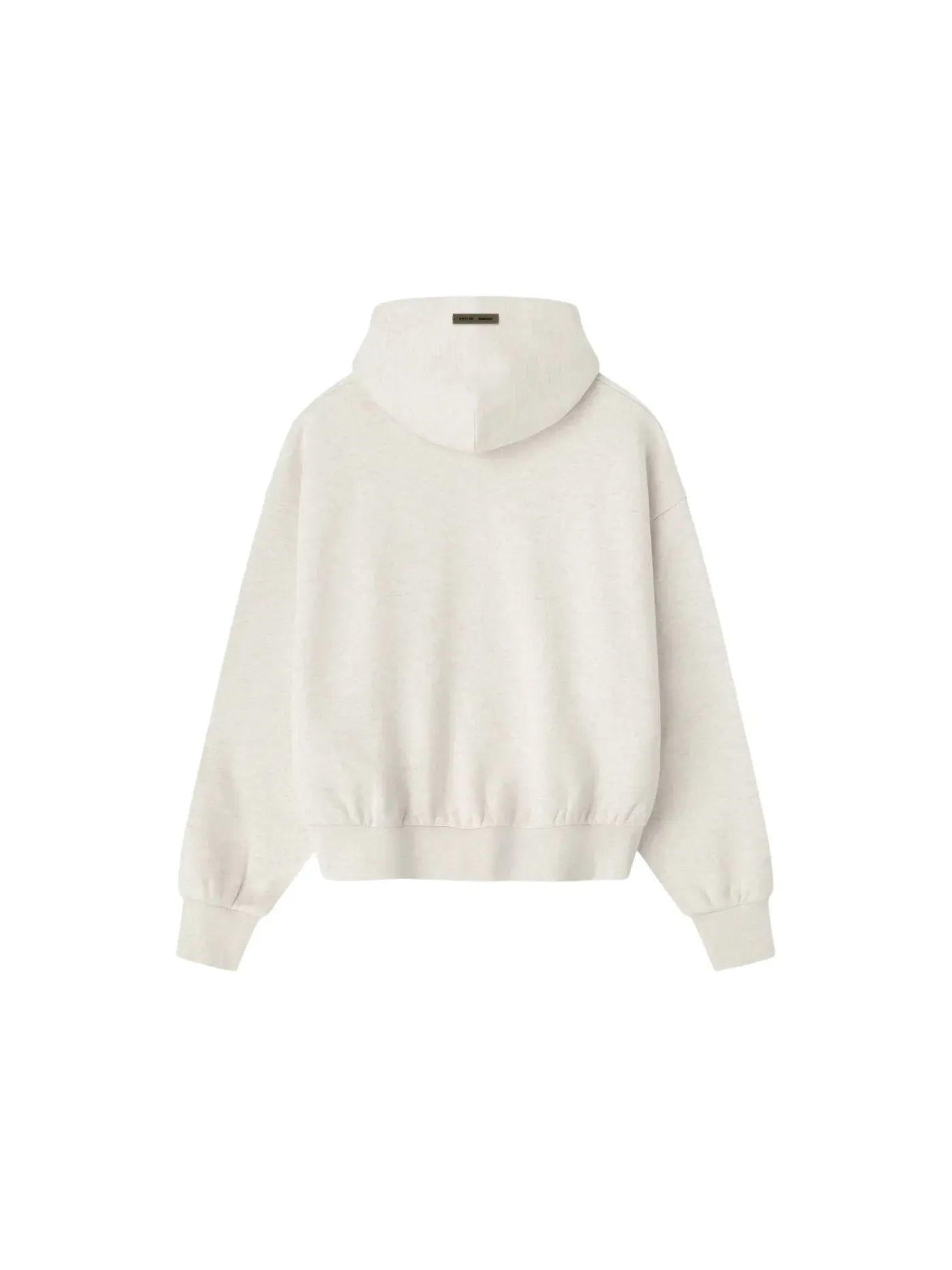 Мужской худи с принтом Essentials Classic Fear of God — изображение 2 из 2, овсяный