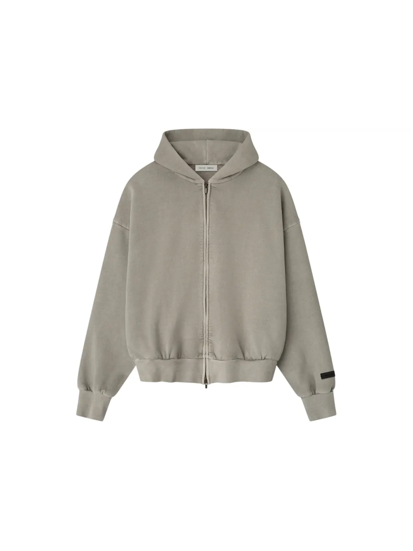 Мужская худи с полноценной застежкой-молнией Essentials Fear of God — изображение 1 из 2, серый
