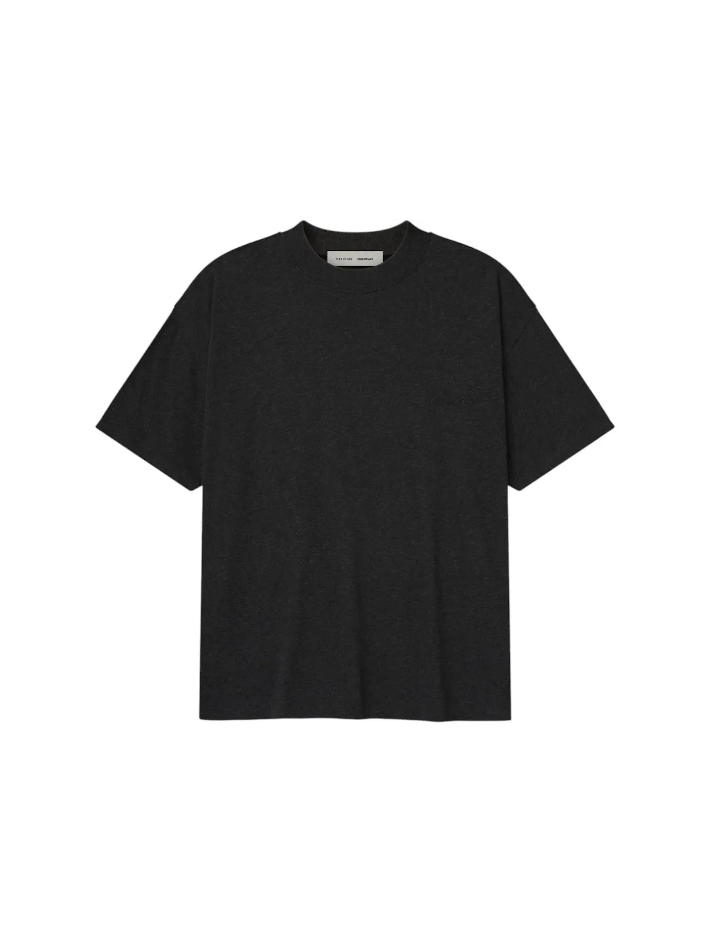 Мужская футболка с вышивкой Fear of God Essentials Tee — изображение 1 из 2, винтажный черный