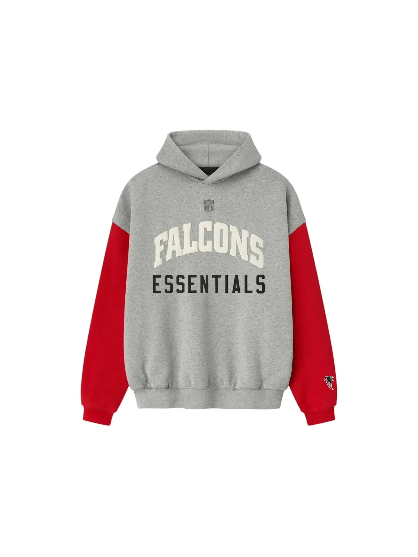 Мужская худи Falcons Sport с принтом Fear of God — изображение 1 из 2, красный