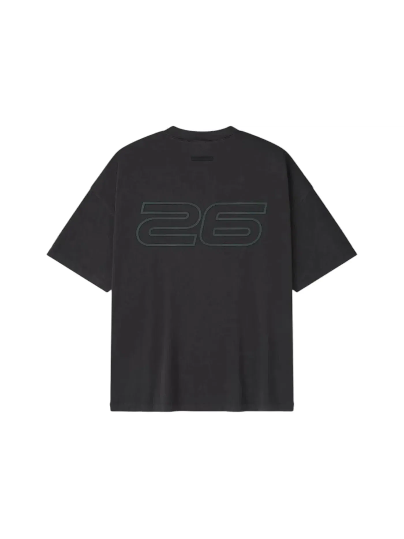Мужская футболка с принтом 90's Tee Fear of God — изображение 2 из 2, винтажный черный