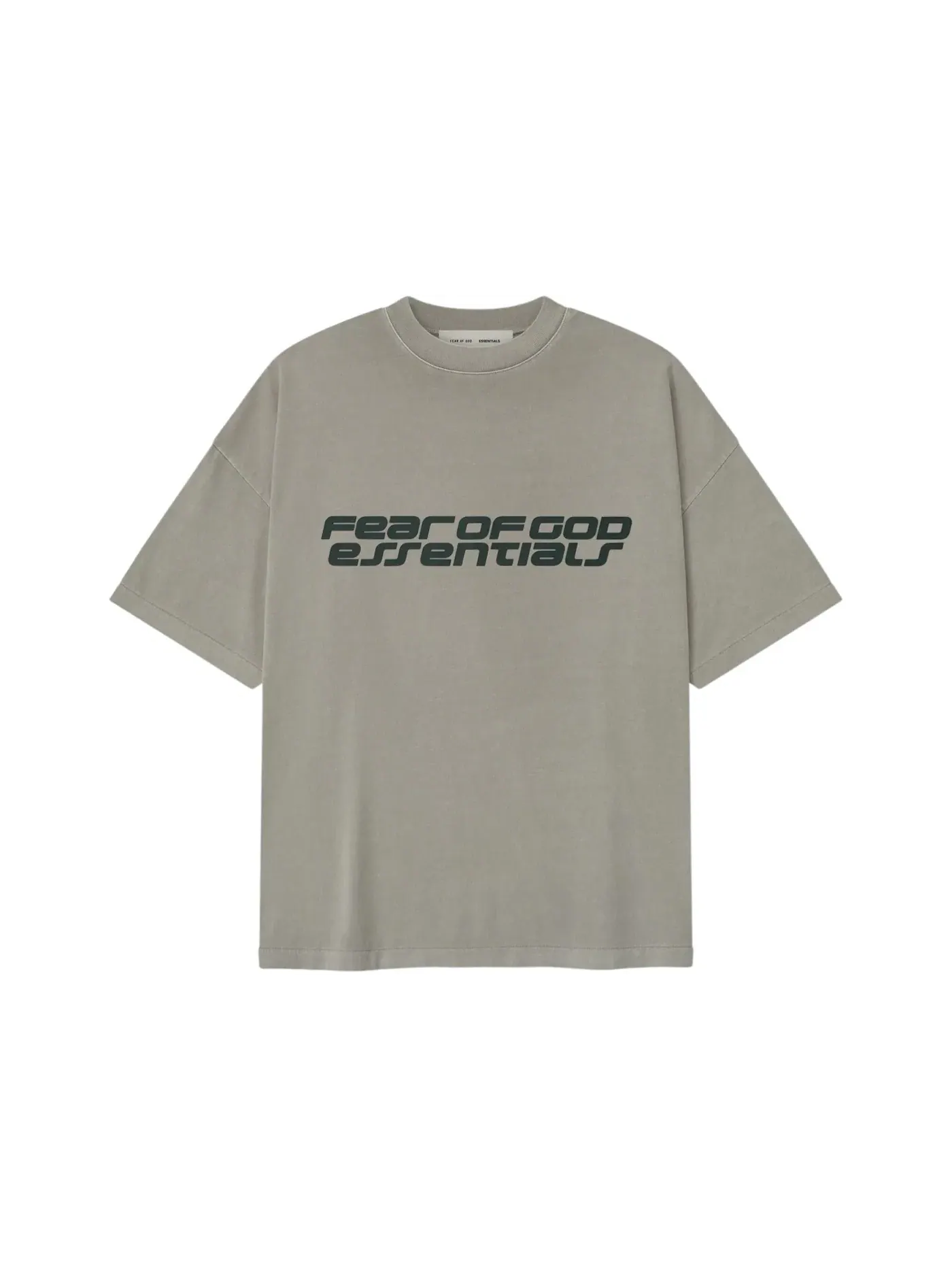 Мужская футболка с принтом Tee Fear of God — изображение 1 из 2, серый