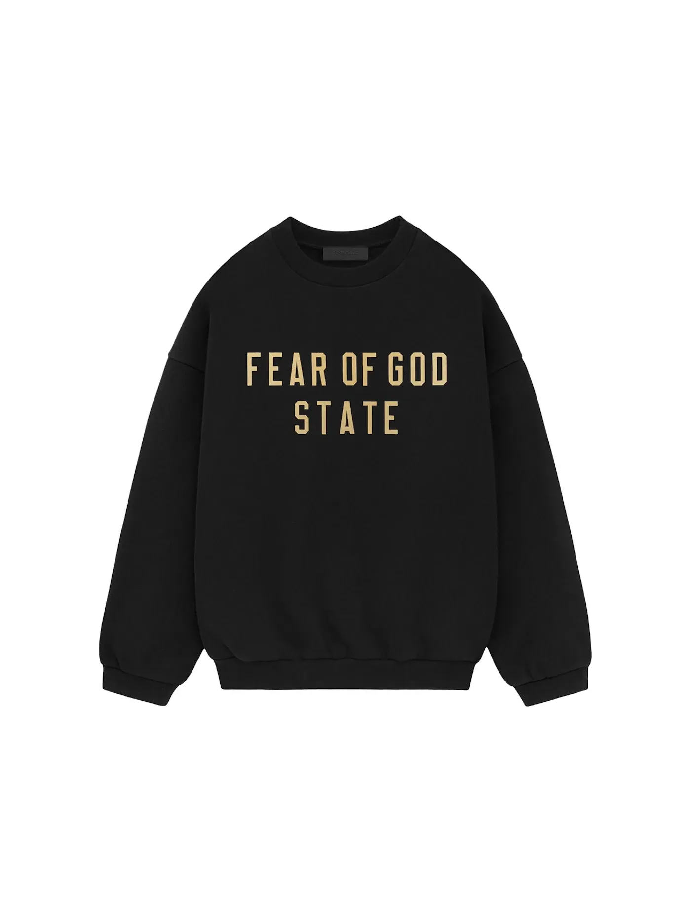 Мужской свитшот с длинным рукавом Fear of God Essentials Crewneck — изображение 1 из 2, черный