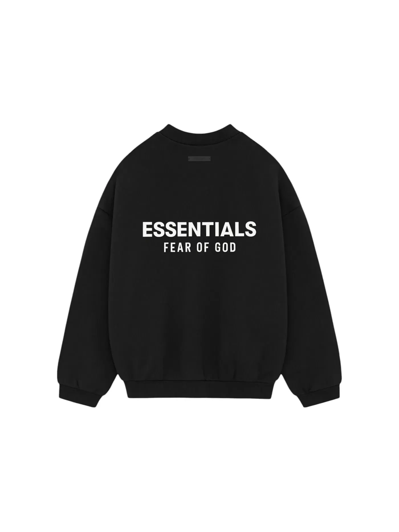 Мужской свитшот с круглым вырезом из футера Crewneck FW24 Fear of God — изображение 2 из 2, черный