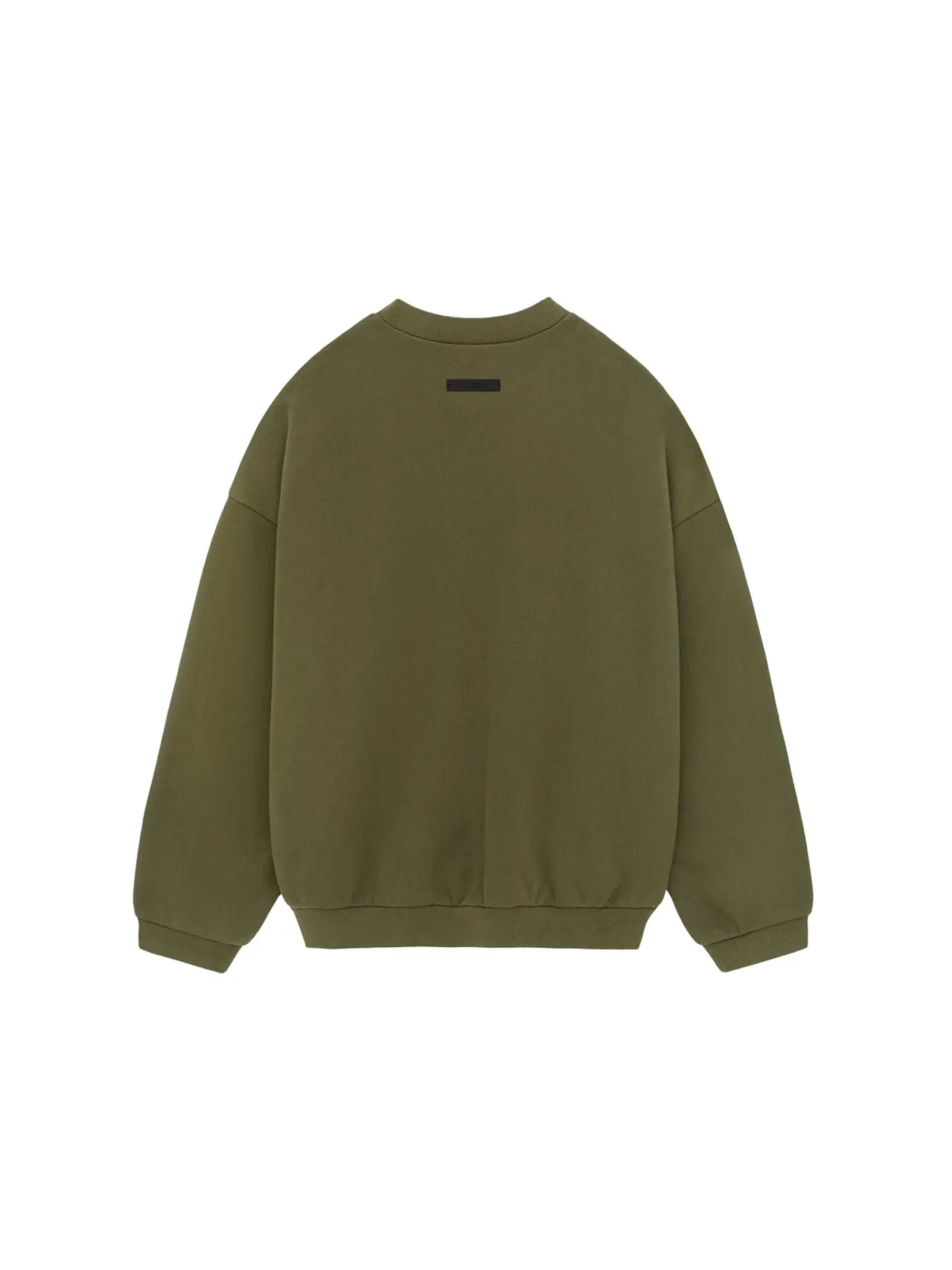 Мужской свитшот с длинным рукавом Crewneck Fear of God — изображение 2 из 2, оливковый