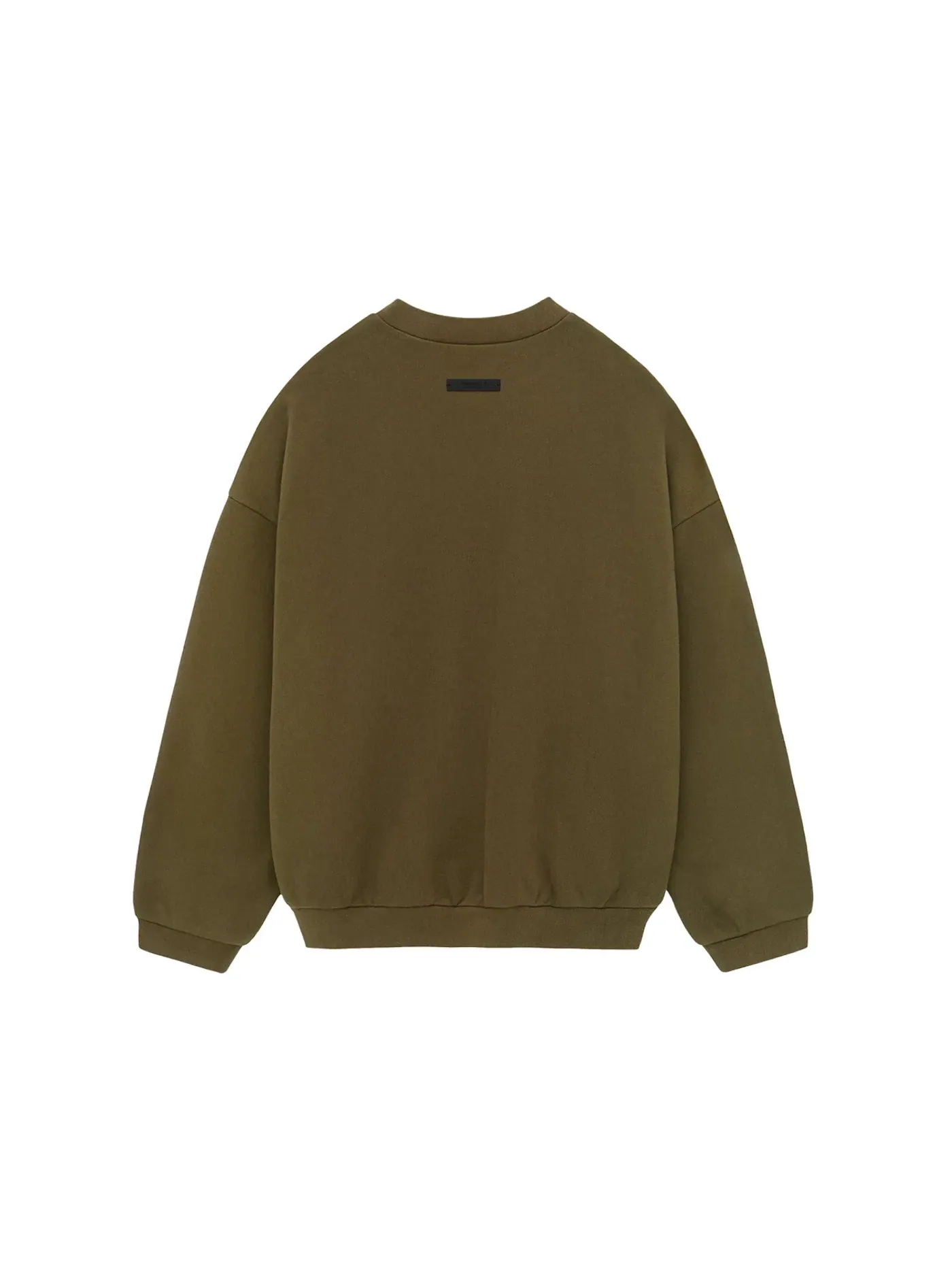 Мужской свитшот с длинным рукавом Crewneck Fear of God — изображение 2 из 2, оливковый