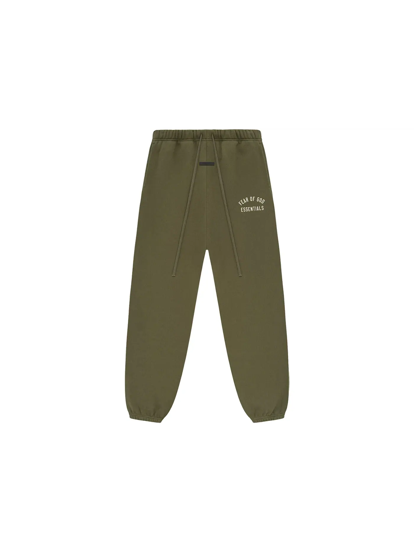 Мужские спортивные штаны из флиса Sweatpant Fear of God — изображение 1 из 2, оливковый