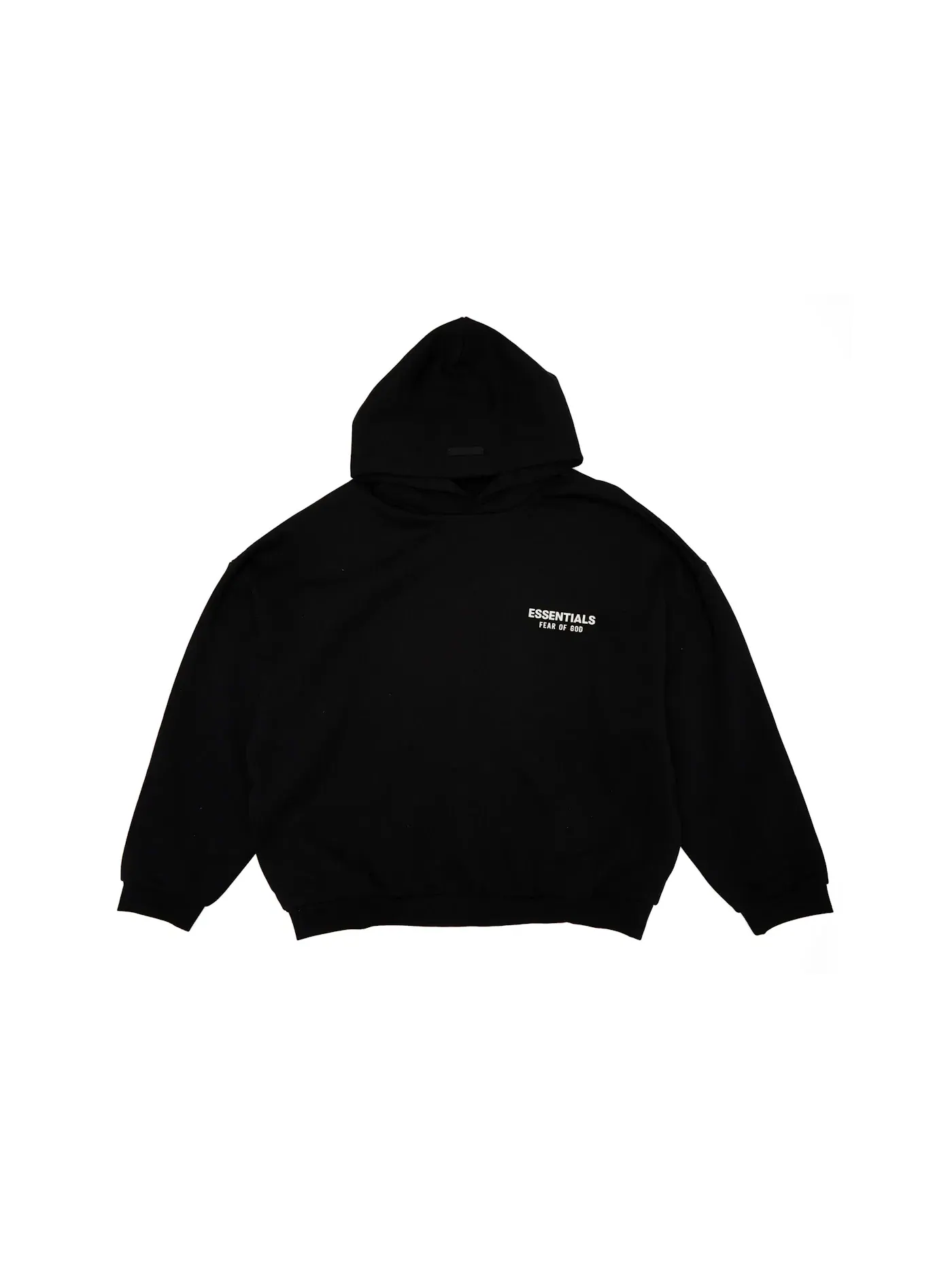 Мужской свитшот с принтом Fear of God Essentials Hoodie (FW24) Fear of God — изображение 1 из 6, черный