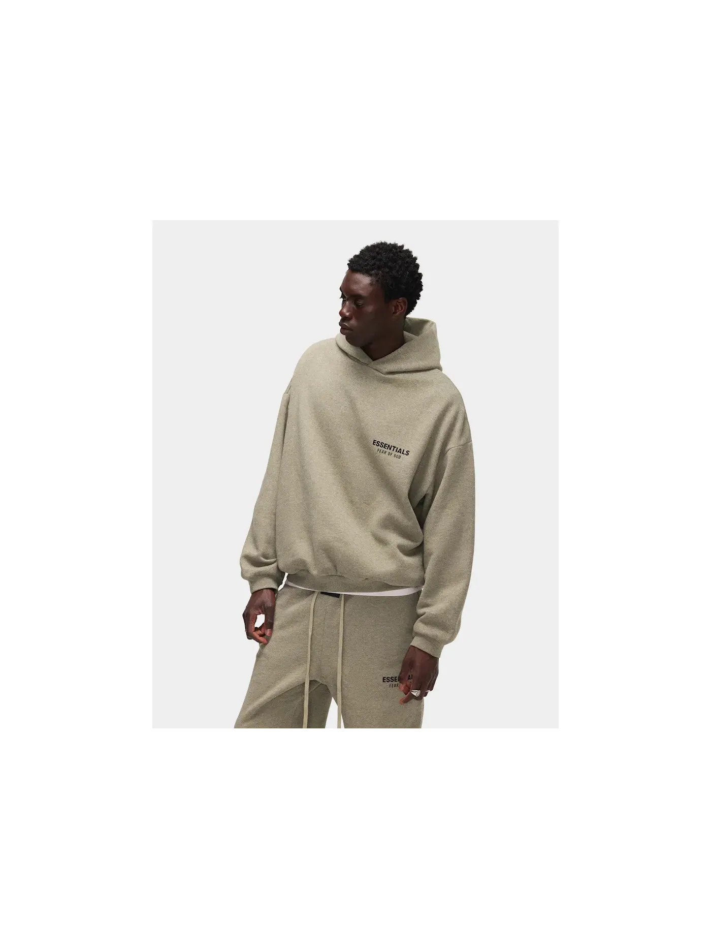 Мужская худи с длинным рукавом Hoodie (FW24) Fear of God — изображение 4 из 6, серый