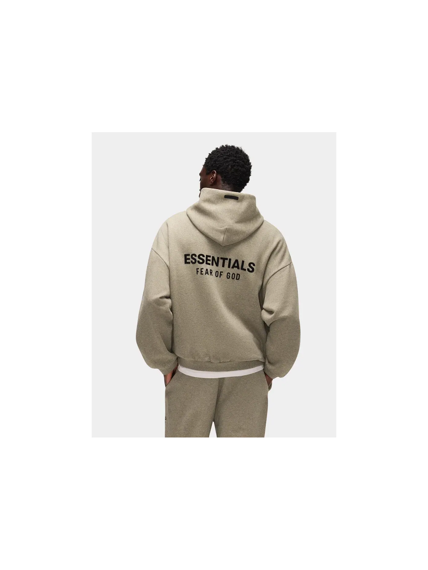Мужская худи с длинным рукавом Hoodie (FW24) Fear of God — изображение 5 из 6, серый