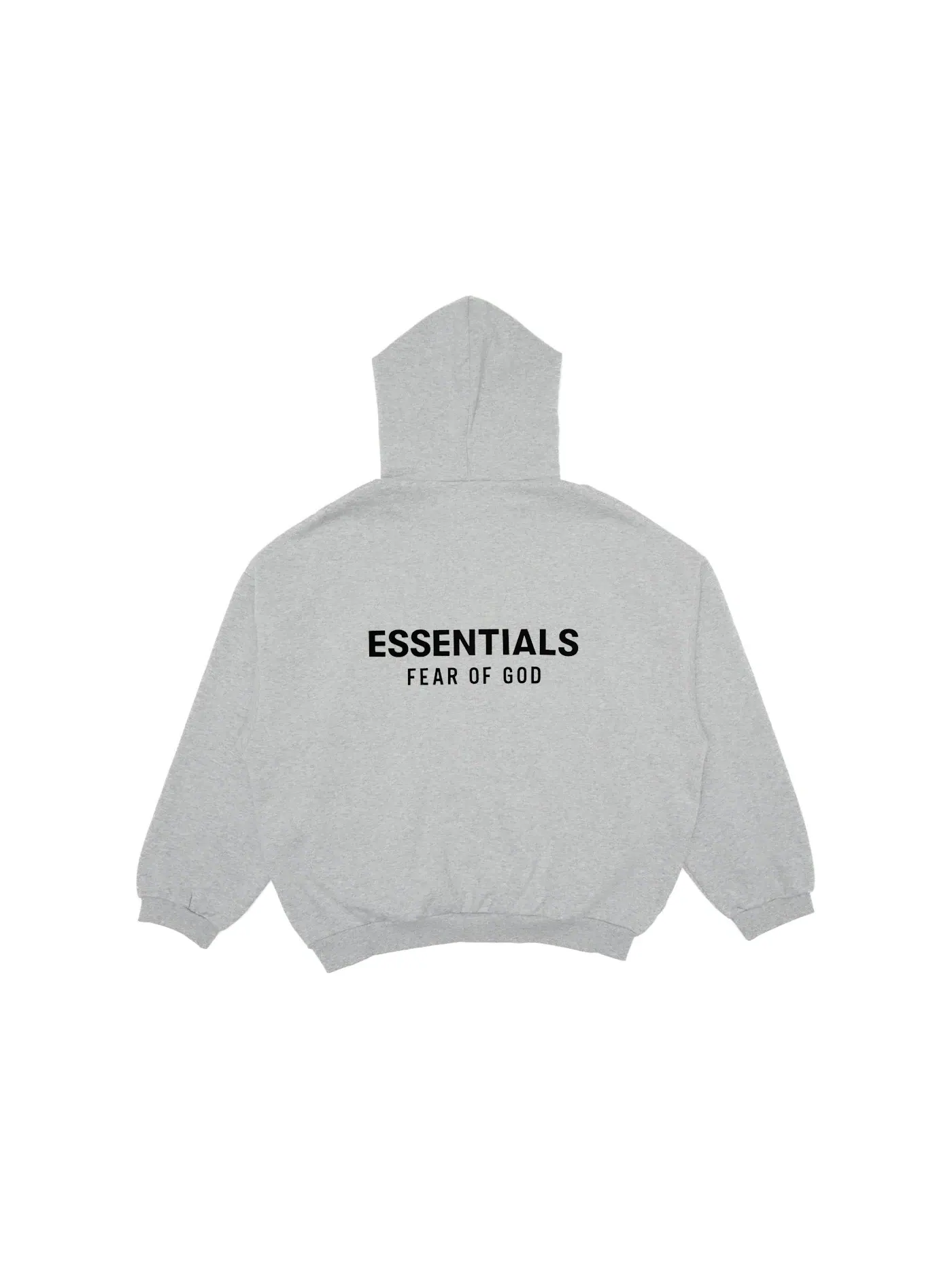 Мужской худи флисовый Fear of God Essentials Hoodie — изображение 2 из 2, светлый серый