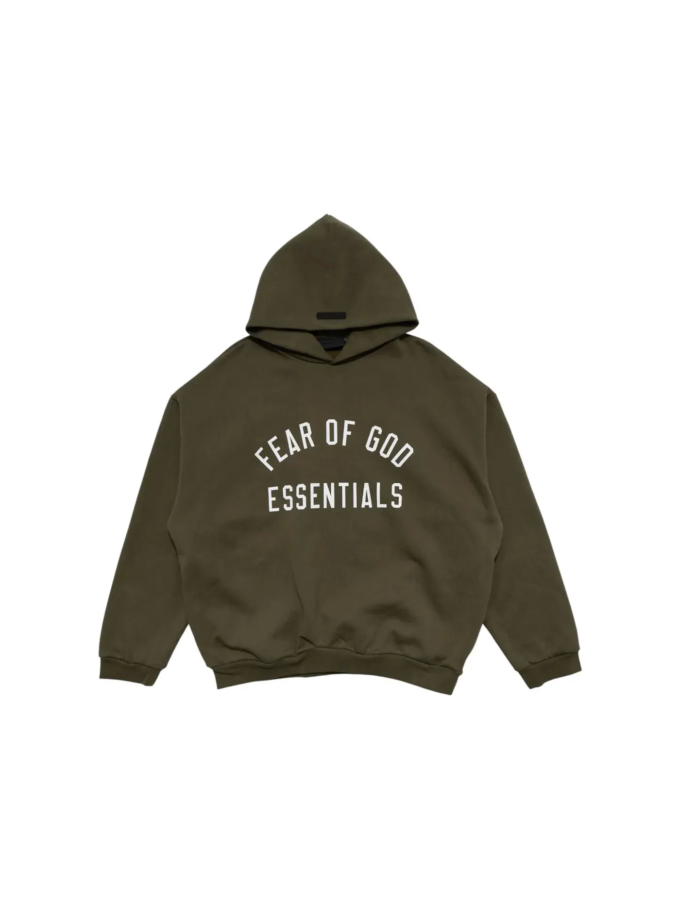Мужская худи из флиса модели Hoodie Fear of God — изображение 1 из 1, оливковый
