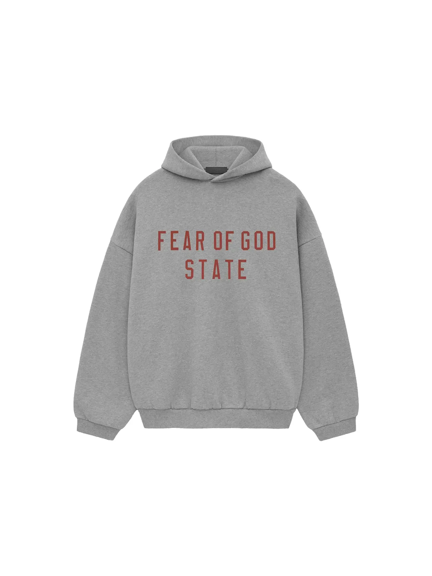 Мужская худи с принтом Essentials Fleece II Fear of God — изображение 1 из 1, серый