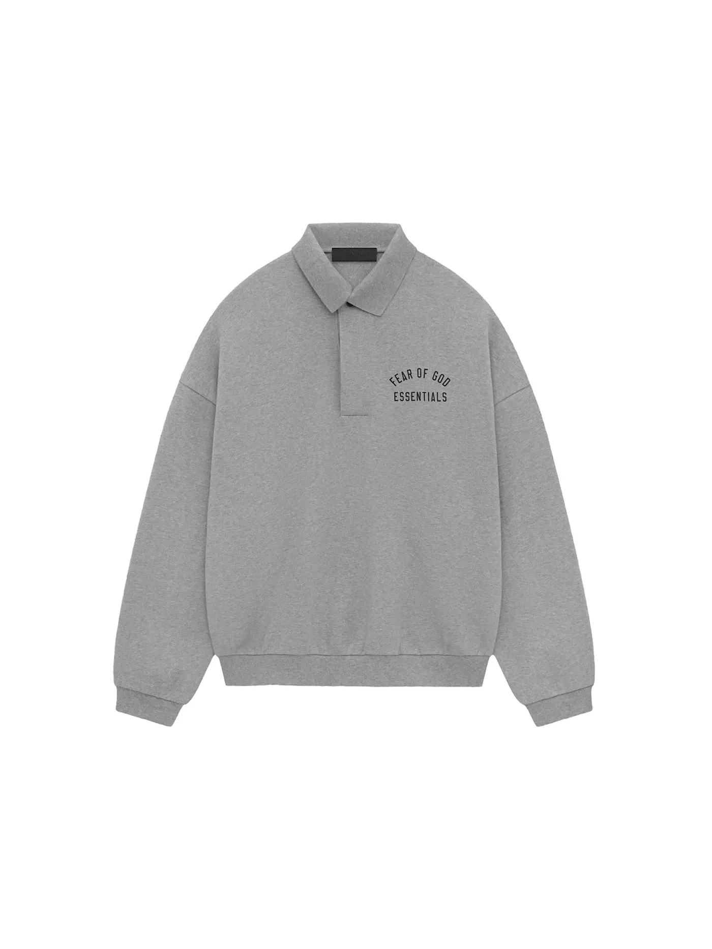 Мужской флисовый поло Fear of God Essentials — изображение 1 из 1, серый